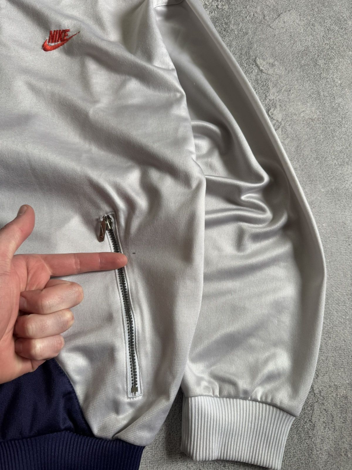 Nike Nike XS/size big swoosh zip olympian track jacket retro 90s Size US XS / EU 42 / 0 - 11 Thumbnail