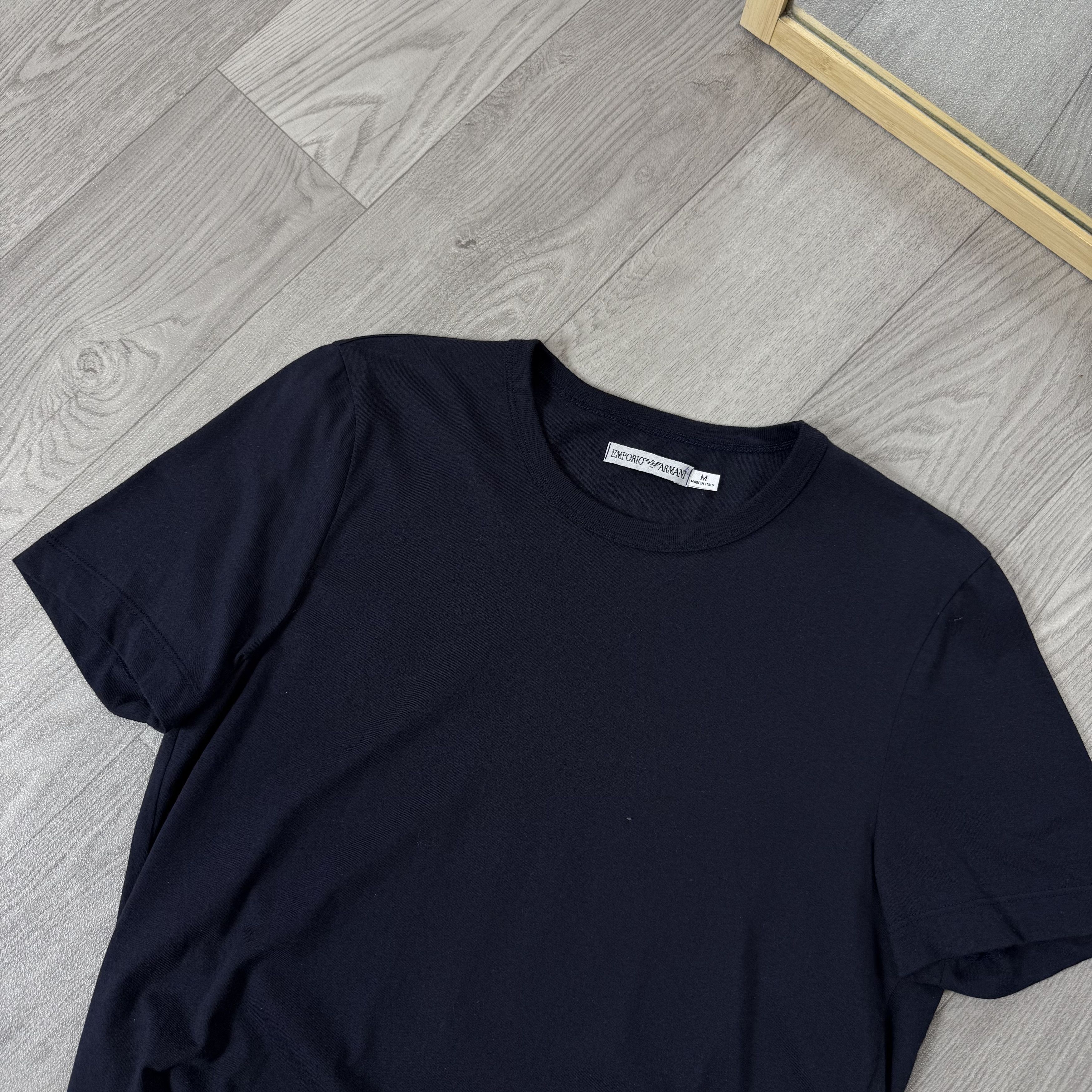 Emporio Armani Vintage Emporio Armani Blue Tee Shirt M Size US M / EU 48-50 / 2 - 5 Thumbnail