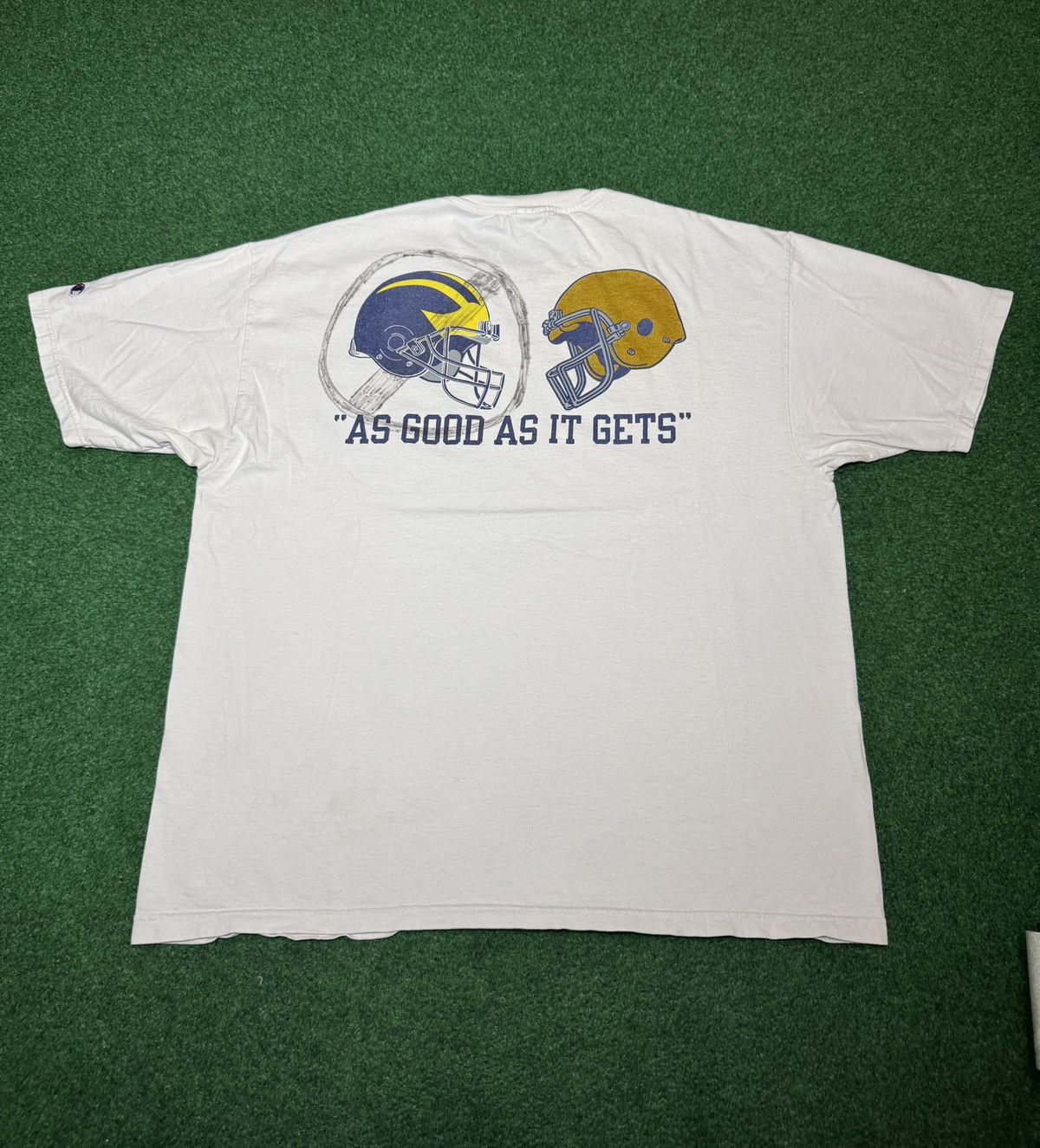 Champion Notre Dame Irish Football 90s College Football XLT Shirt Size US XL / EU 56 / 4 - 1 Thumbnail