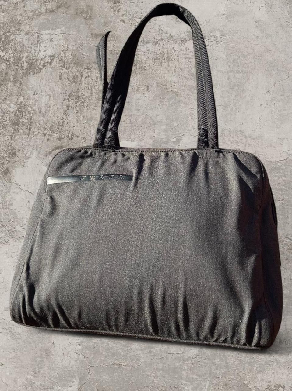 Prada 90’s Prada Wool / Leather Hand Bag Size ONE SIZE - 1 Thumbnail