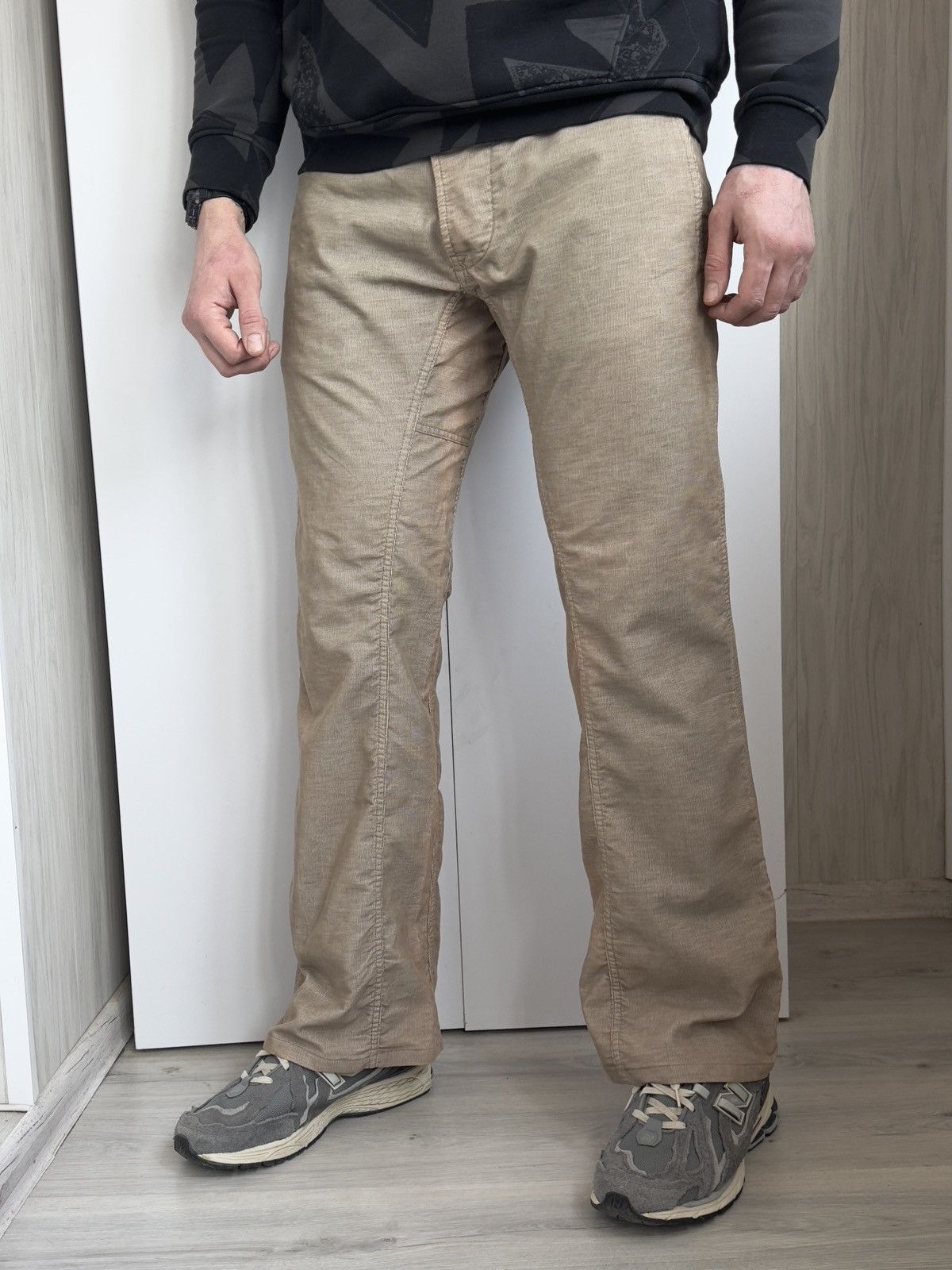 Diesel × Vintage Rare Vintage Diesel Trousers Flared Made In Hong Kong Size US 34 / EU 50 - 1 Thumbnail