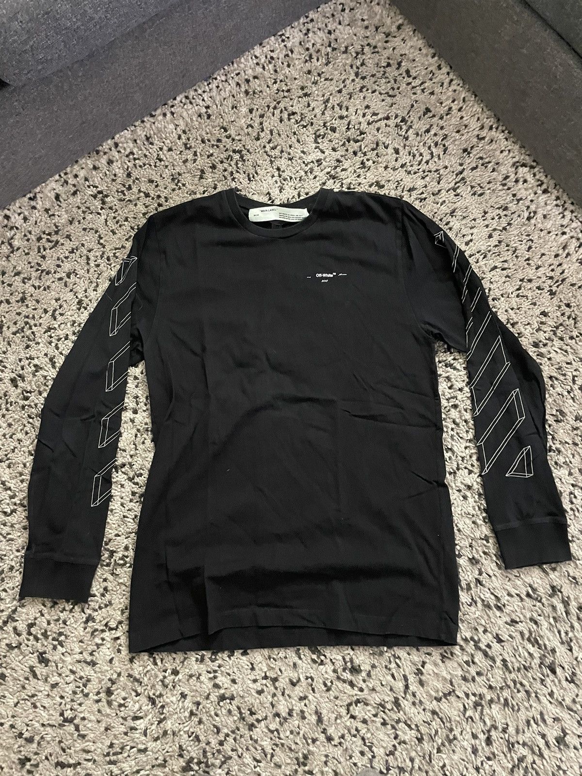 image of Off White Off-White Arrows T-Shirt in Black, Men's (Size XL)