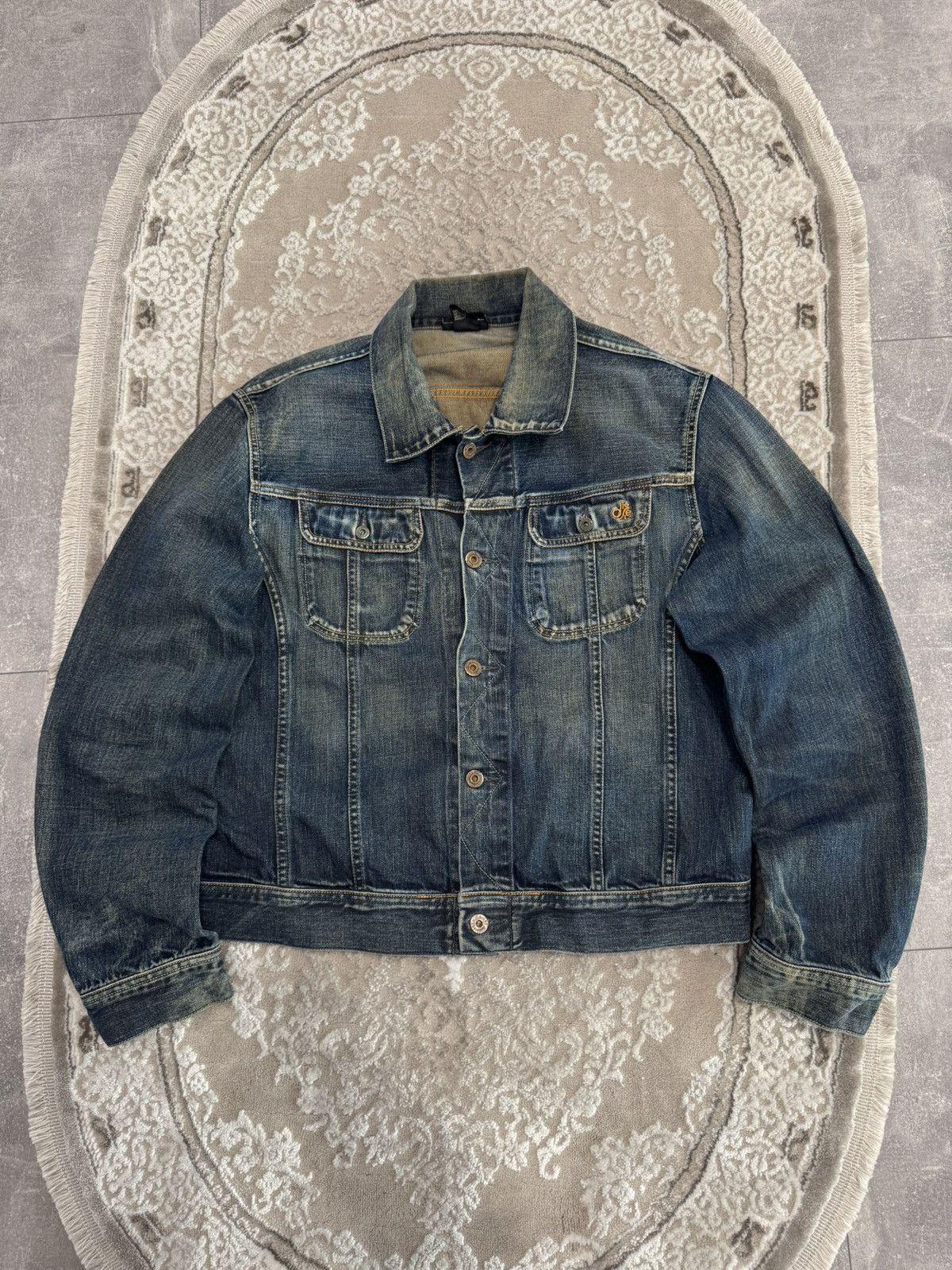 Diesel Vintage Diesel distressed denim jeans jacket size Size US L / EU 52-54 / 3 - 1 Thumbnail