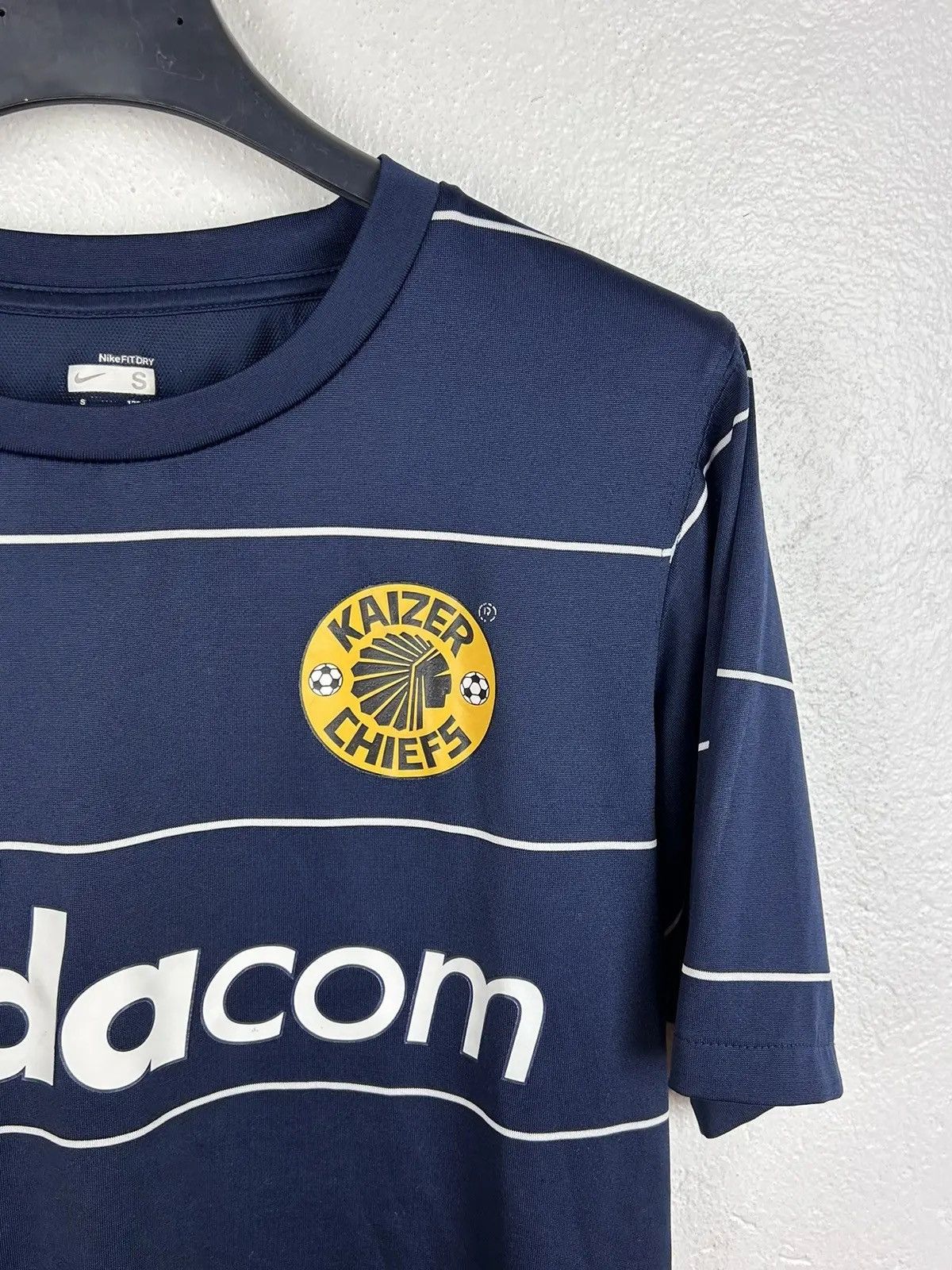 Nike 00s Vintage Nike Kaizer Chiefs Third Kit Soccer Jersey Size US S / EU 44-46 / 1 - 2 Thumbnail