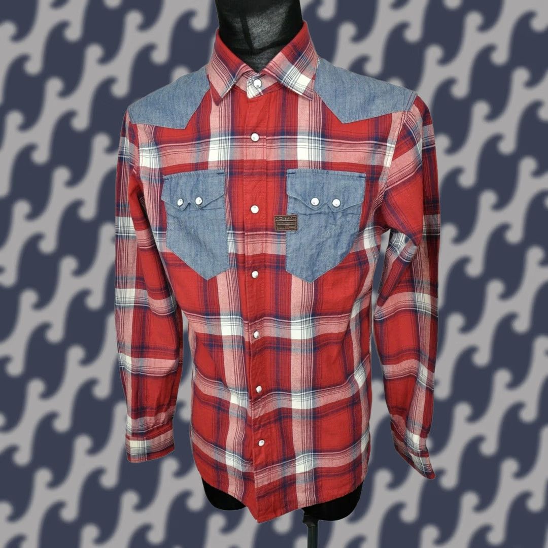 G-Star G-Star Raw Aero Cowboy Ripstop Shirt L Men Jacket? Size US L / EU 52-54 / 3 - 1 Thumbnail
