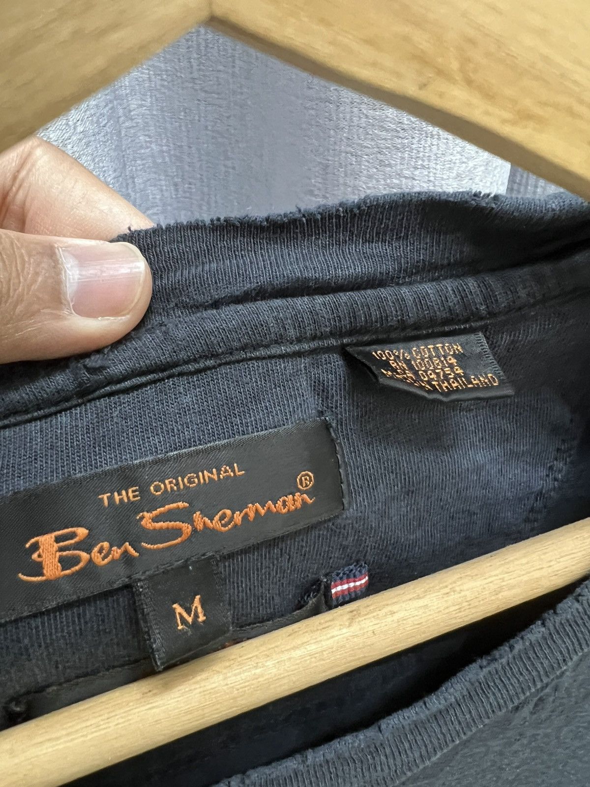 Ben Sherman Y2K Thrashed Distressed Ben Sherman Tshirt Size US M / EU 48-50 / 2 - 4 Thumbnail