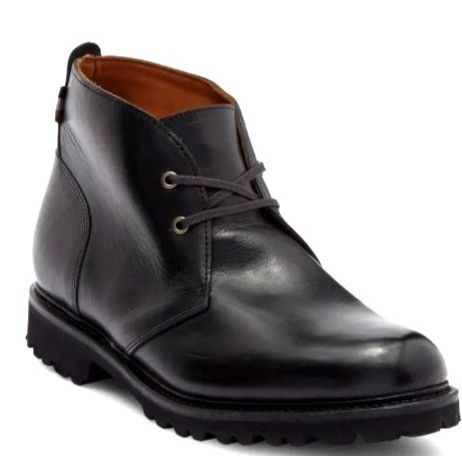 Allen Edmonds Allen Edmonds Mens Black Leather Chandler Lug Sole Chukka Bo Size US 9.5 / EU 42-43 - 1 Thumbnail