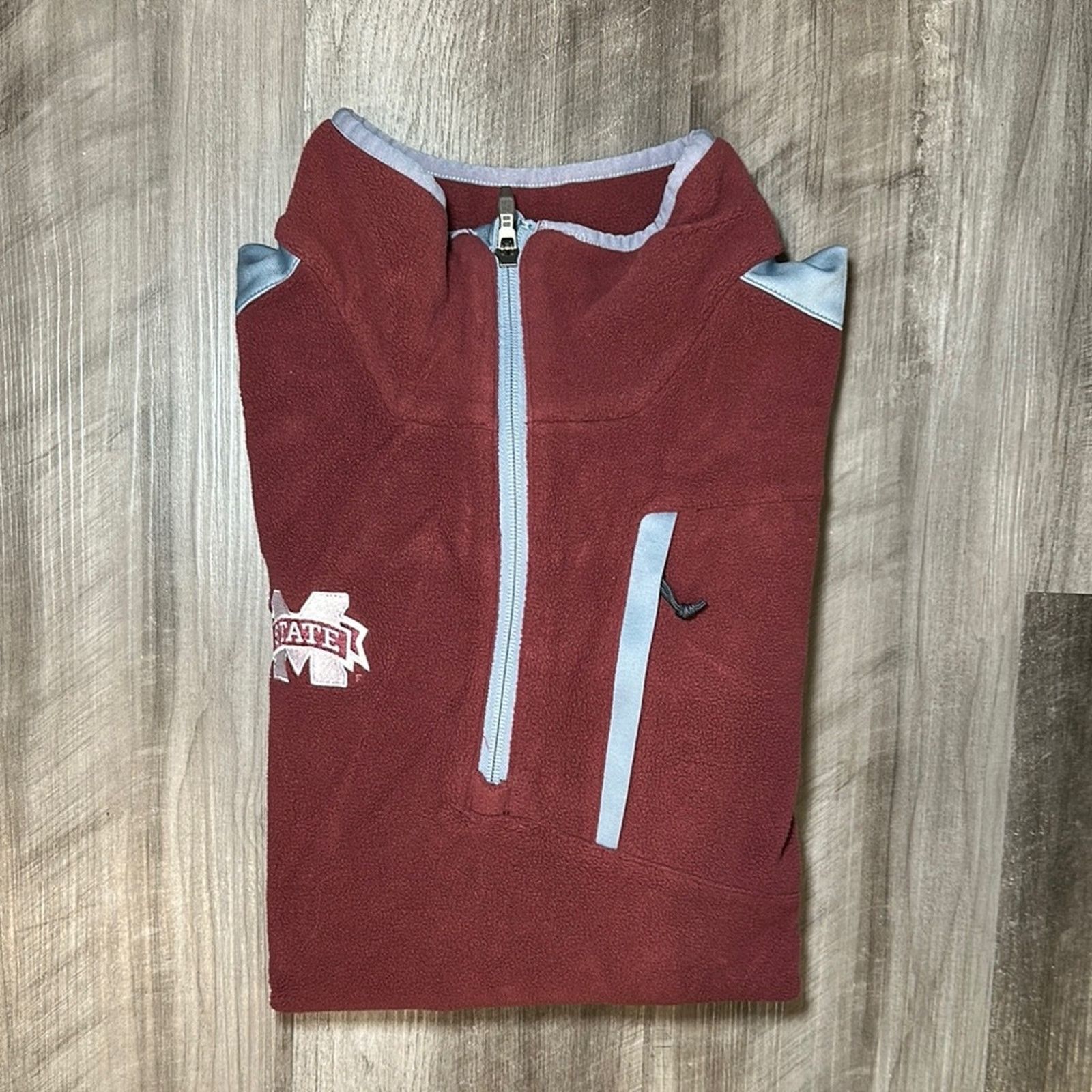 Columbia Mississippi State Columbia Crosslite II Half Zip - Medium Size US M / EU 48-50 / 2 - 1 Thumbnail