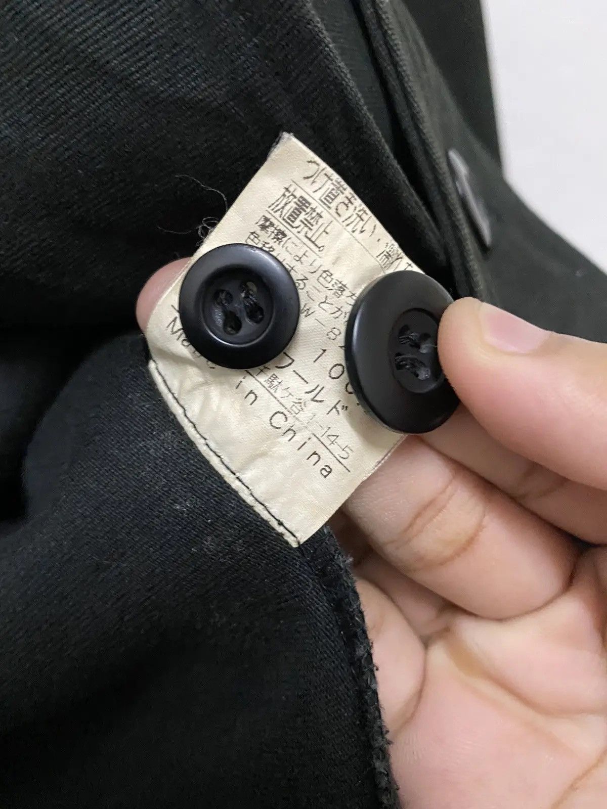 45rpm × Boycott × Yohji Yamamoto Boycott Japan Black Chore Jacket Button Size US M / EU 48-50 / 2 - 8 Thumbnail