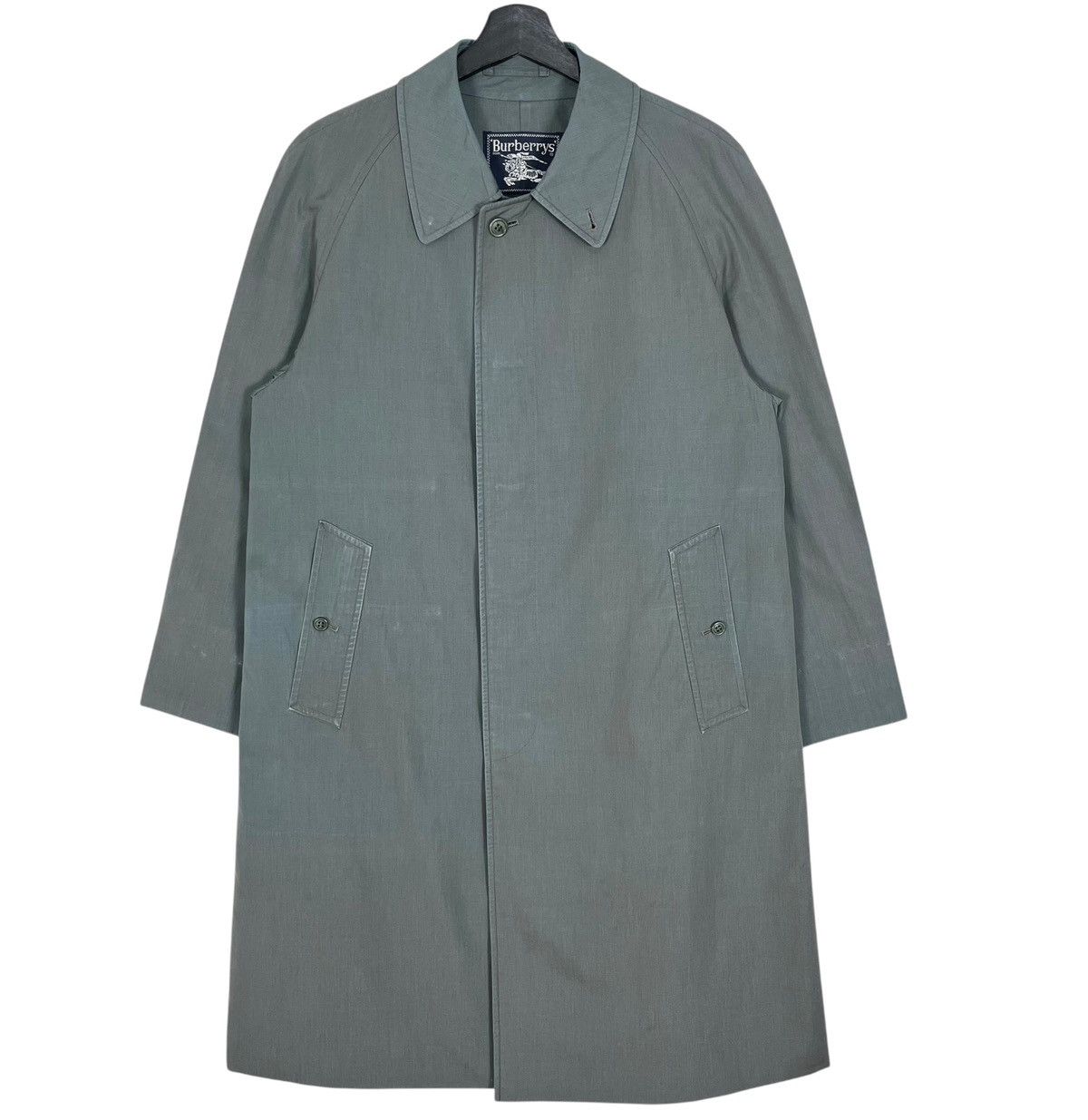 Burberry × Vintage Vintage 90s Burberrys Nylon Trench Coat Size US M / EU 48-50 / 2 - 1 Thumbnail