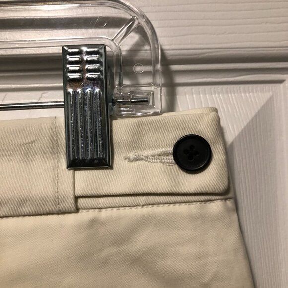 Theory THEORY MEN'S NEW BEIGE 95%COTTON CASUAL PANTS SIZE: 32/28 Size US 32 / EU 48 - 7 Thumbnail