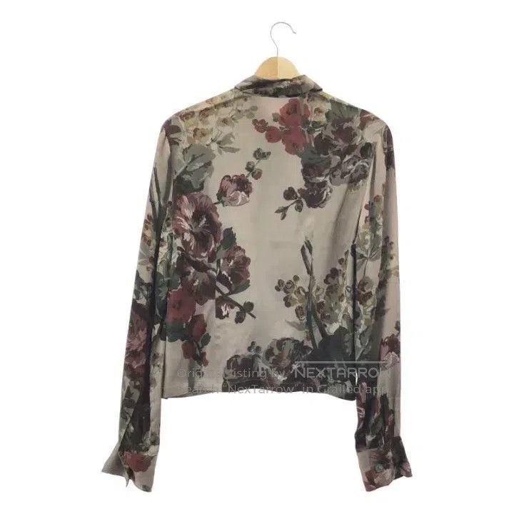 Dries Van Noten Dries Van Noten size:38 Floral Silk-Blend Shirt Size US XXS / EU 40 - 4 Thumbnail