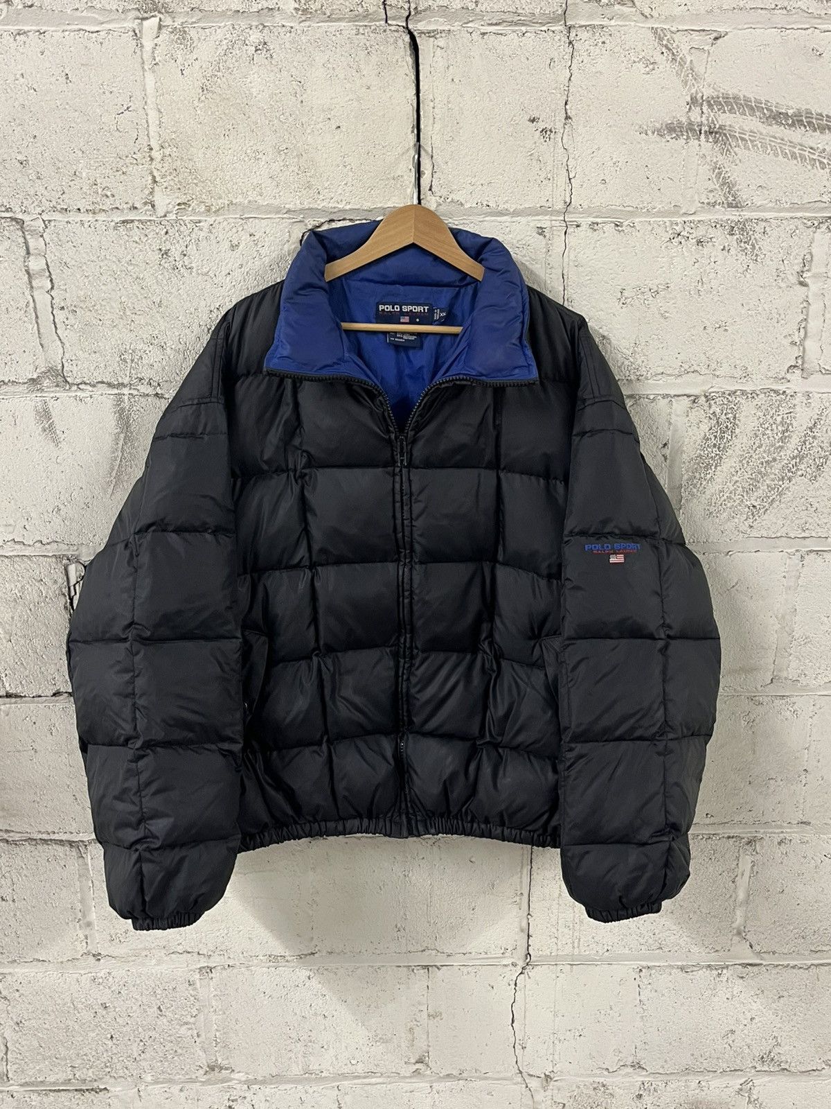 Polo Ralph Lauren Vintage polo sport black down puffer jacket rare 90s hype Size US XXL / EU 58 / 5 - 2 Thumbnail