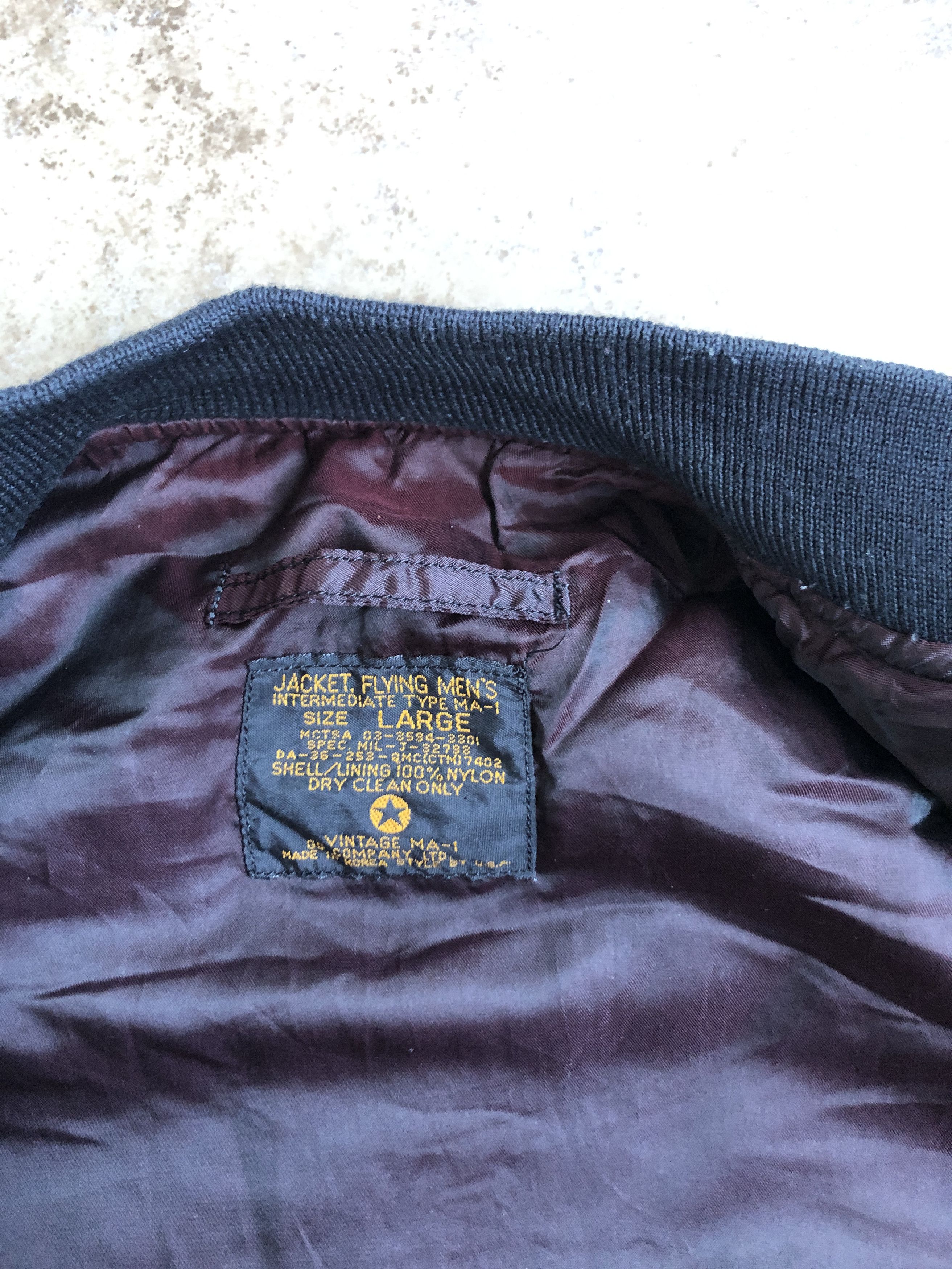 Vintage USAF Air Force Military MA-1 Flight Jacket Vest Size L Size US L / EU 52-54 / 3 - 17 Thumbnail