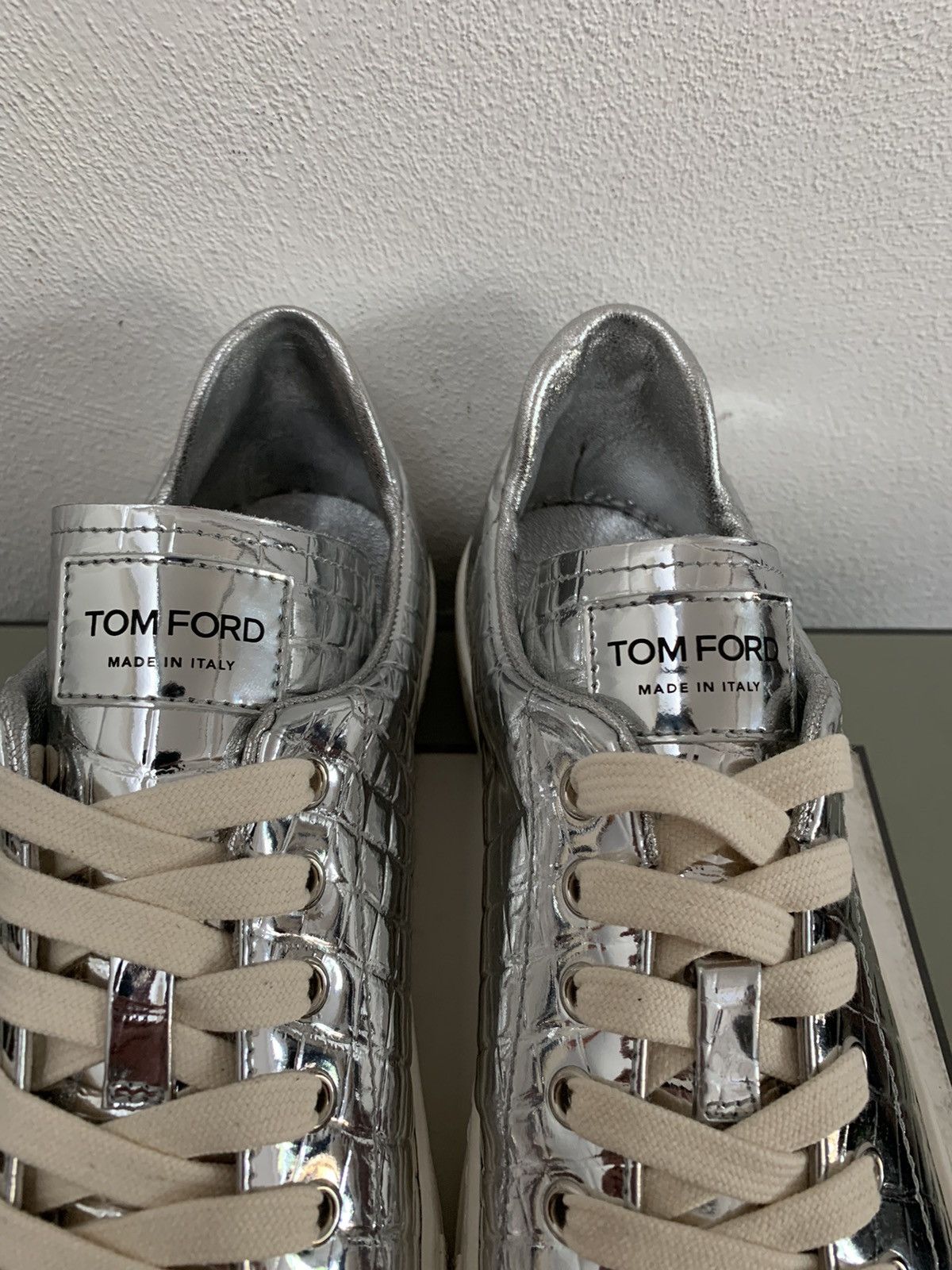 Tom Ford Tom Ford Leather Sneakers Size US 7 / IT 37 - 7 Thumbnail