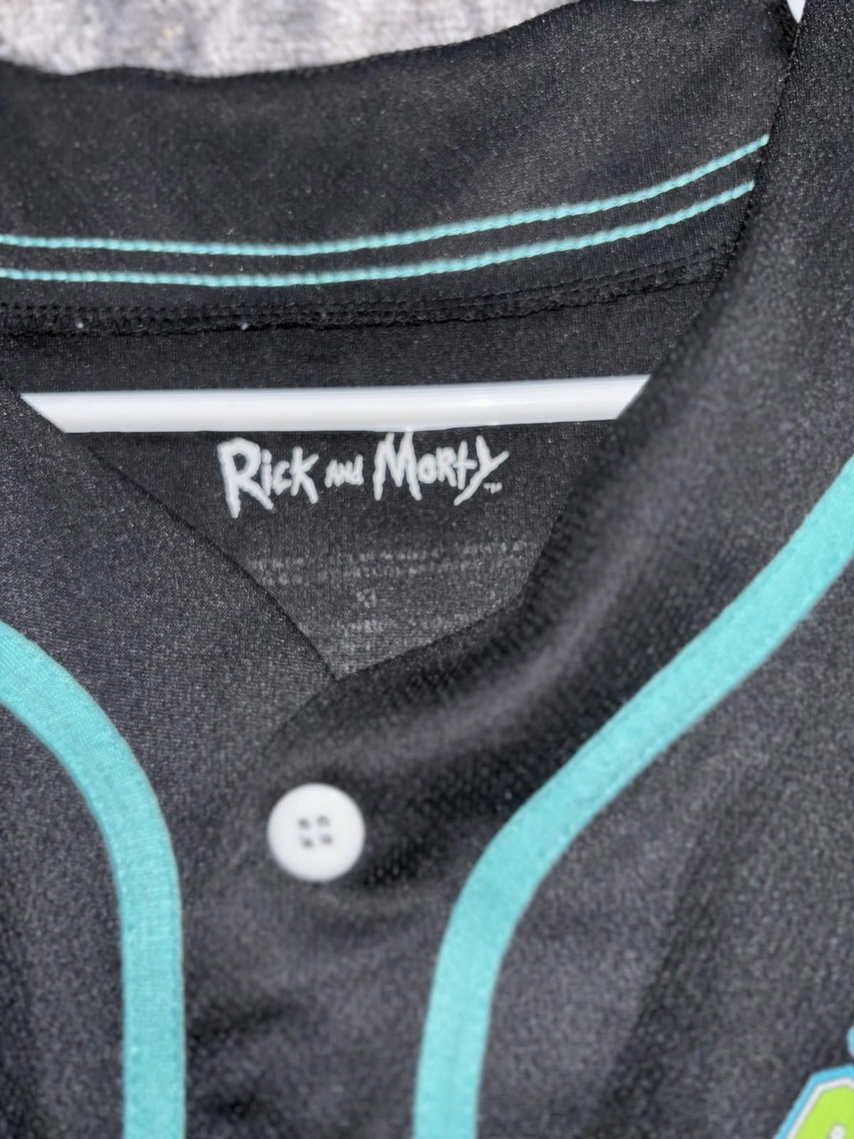 JW Anderson Rick and Morty Men's Mesh Baseball Jersey Size US L / EU 52-54 / 3 - 3 Thumbnail