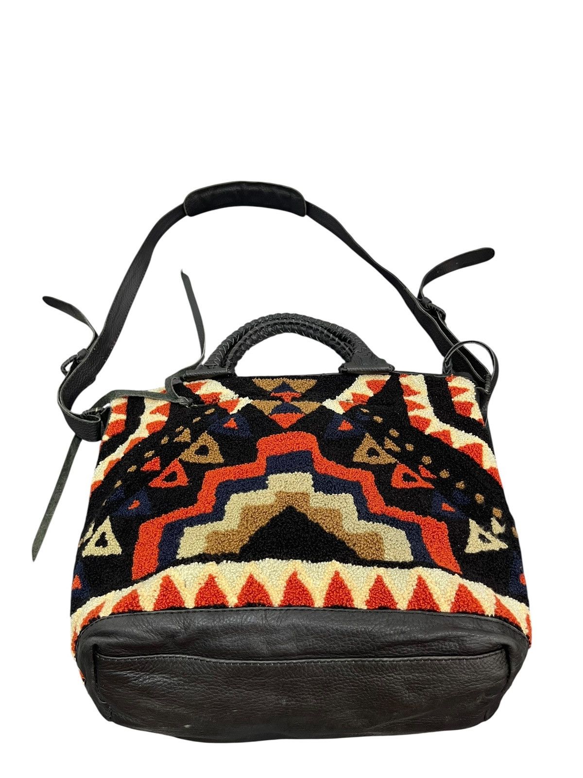 Japanese Brand Native Pile Leather Vtg Cleobella Tote Shoulder Bag 6🟩 Size ONE SIZE - 7 Thumbnail