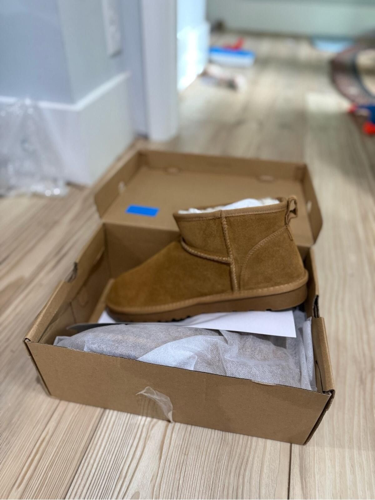 Mario Bruni Men's Short Suede Winter Boot - Chestnut Size US 9.5 / EU 42-43 - 2 Thumbnail