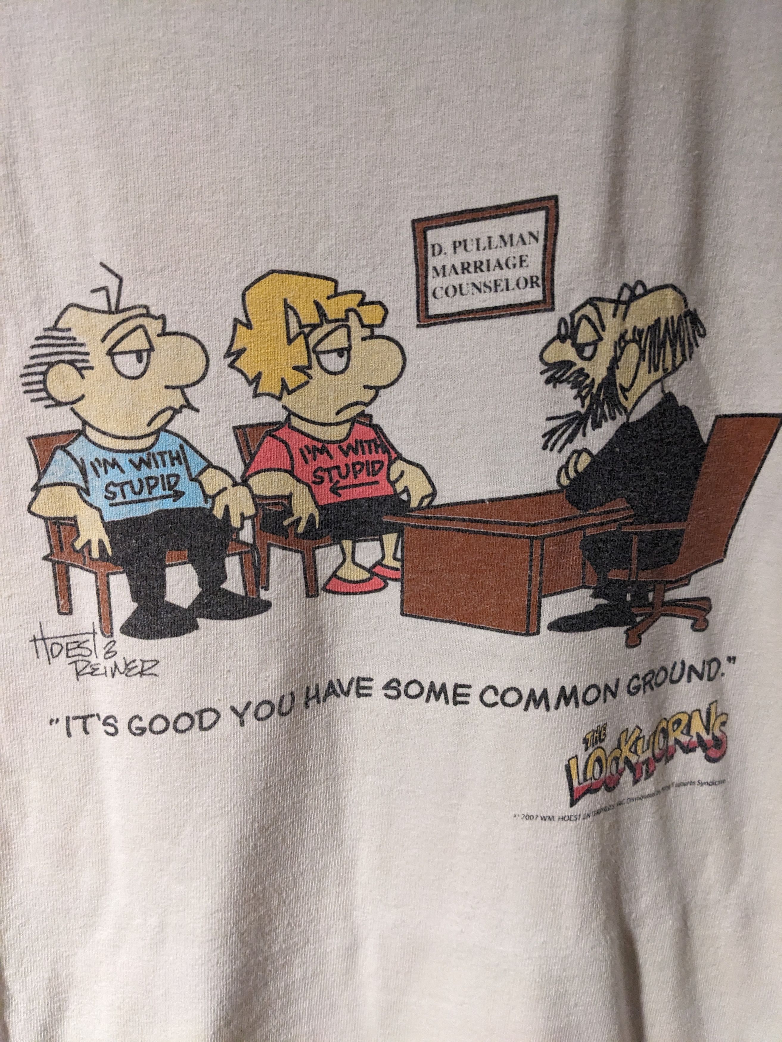 Vintage Vintage 2007 Lock Horn Sunday Comic Humor Funny T-Shirt Size US M / EU 48-50 / 2 - 2 Thumbnail