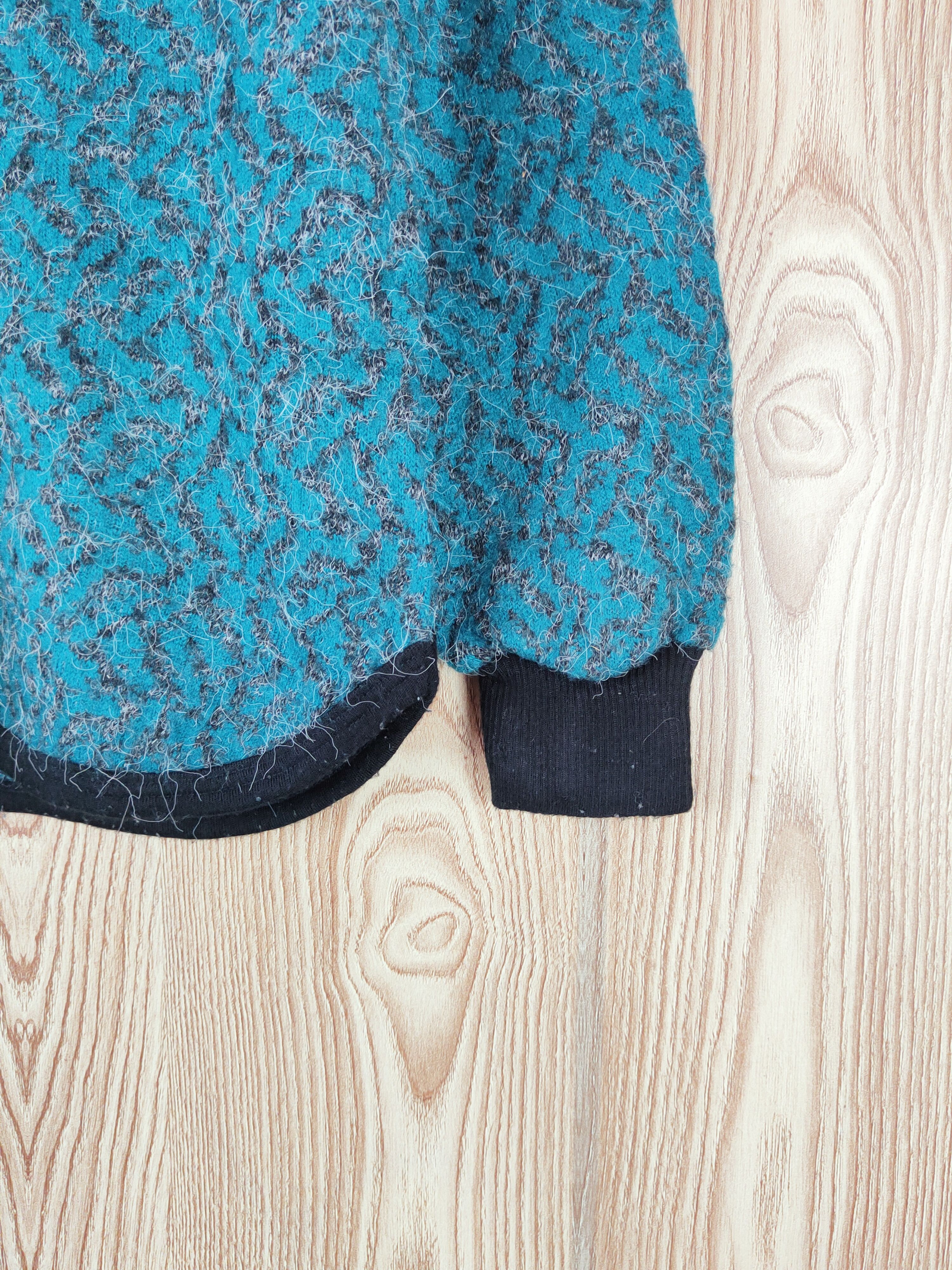 Homespun Knitwear × Japanese Brand × Vintage Japanese Brand Green Knitwear Sweatshirts #W886 Size L / US 10 / IT 46 - 7 Thumbnail