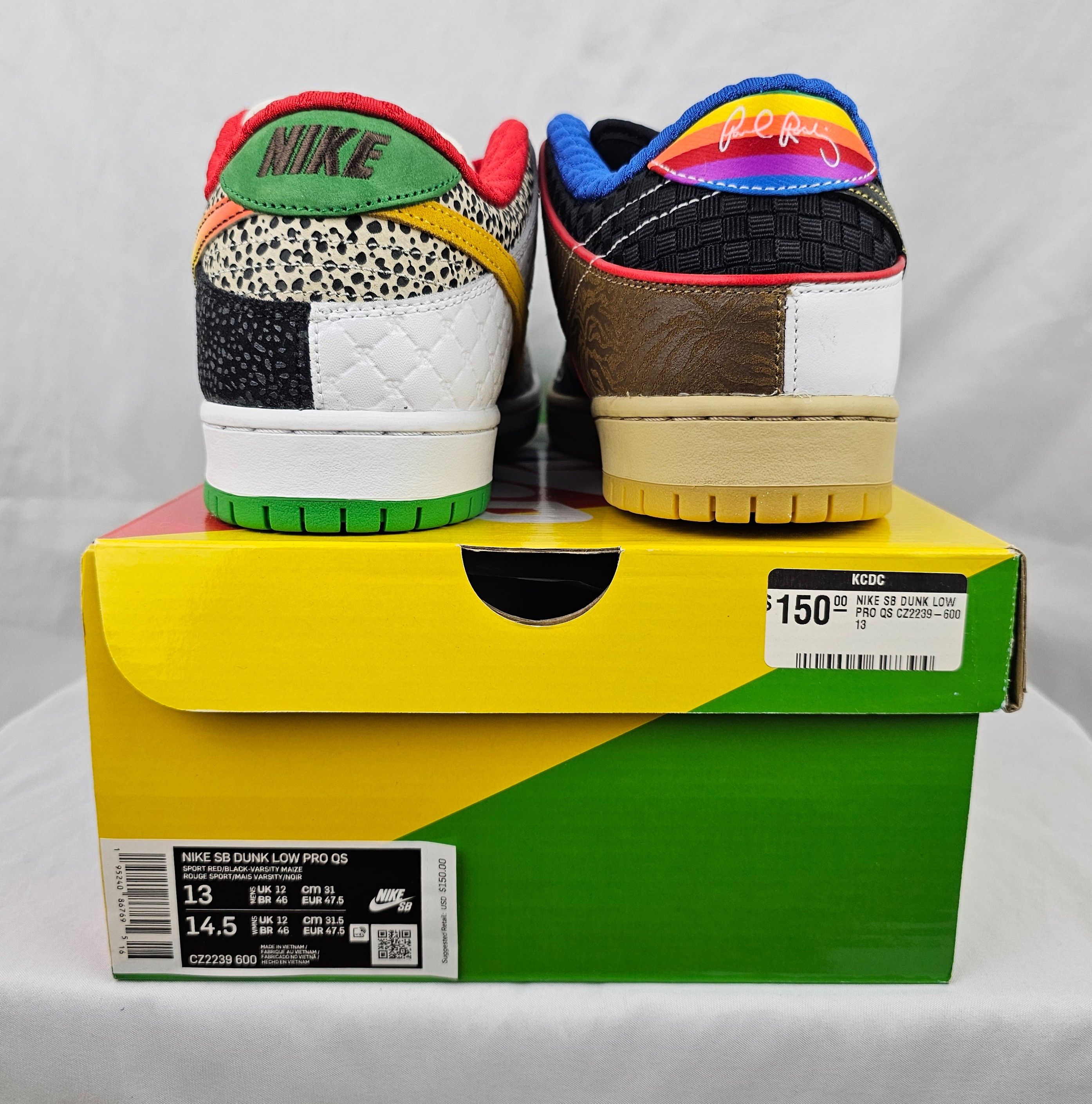 Nike Nike SB Dunk Low "What The Paul" 2021 Paul Rodriguez Men's Size US 13 / EU 46 - 9 Thumbnail