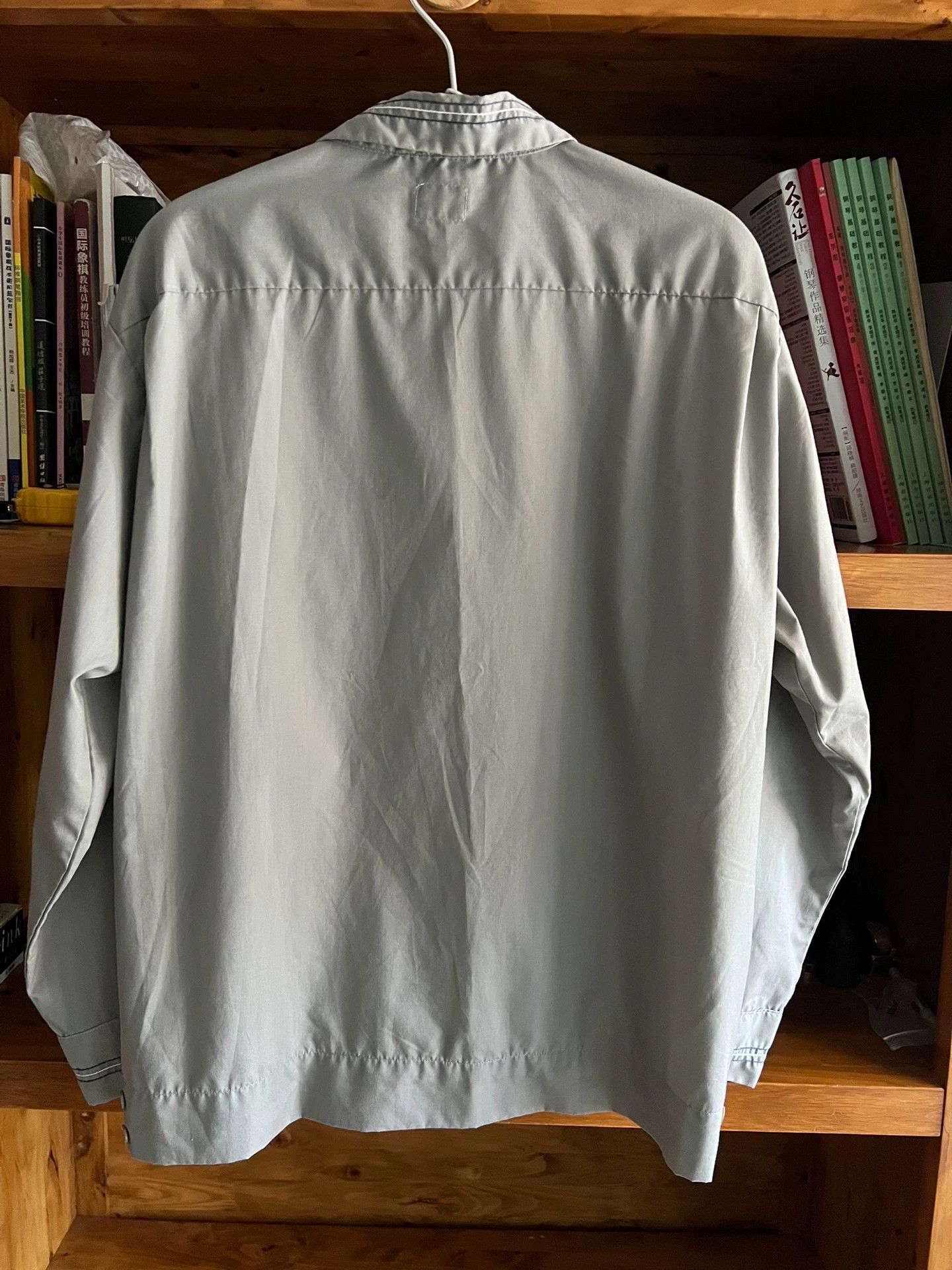 Other Rare Japanese Long Sleeve Shirt Gray Size S Excellent Fabric Size US S / EU 44-46 / 1 - 6 Thumbnail