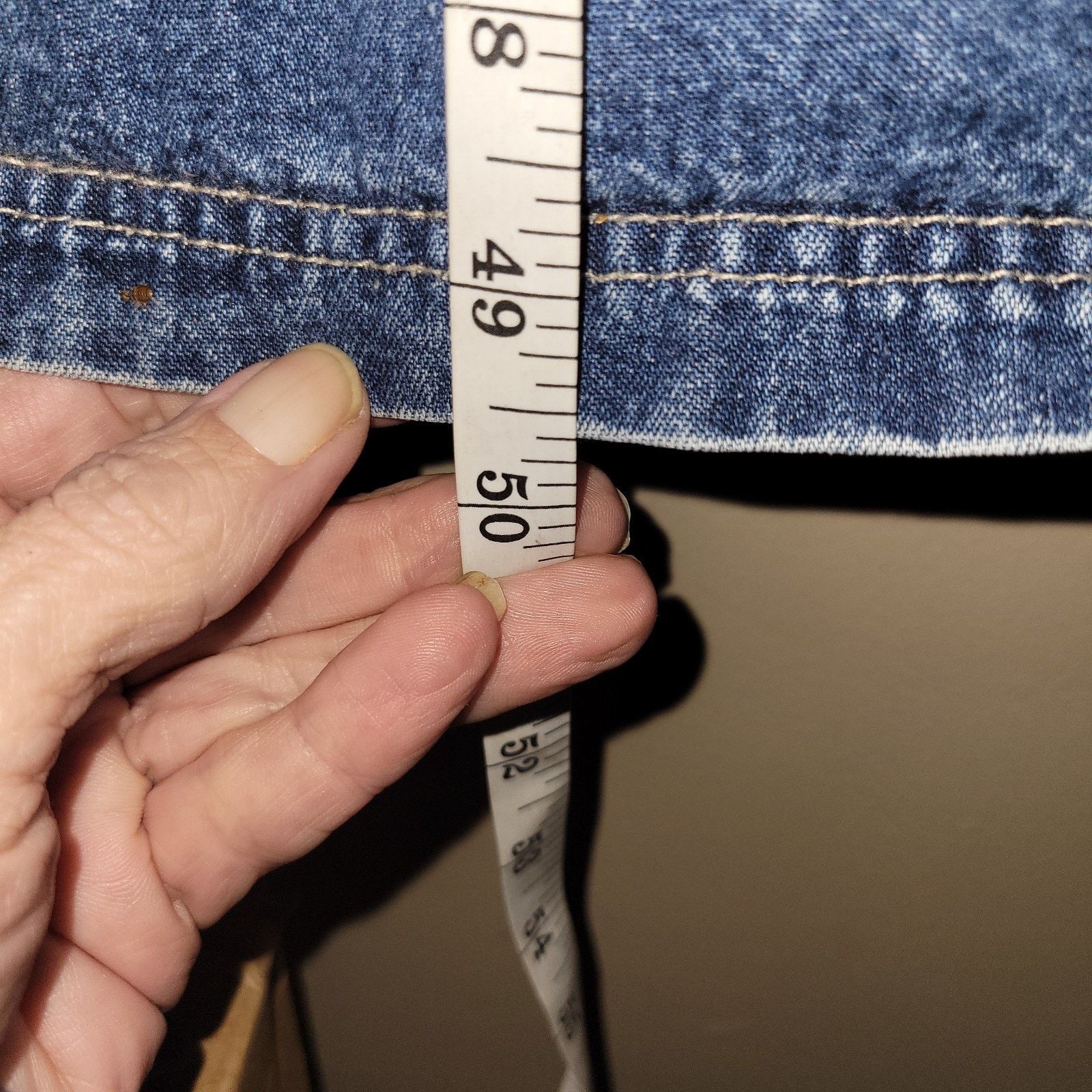 & Other Stories Vintage J.L. N.Y. Denim Jean Dress Womens 1X Cottage Size XL / US 12-14 / IT 48-50 - 8 Thumbnail