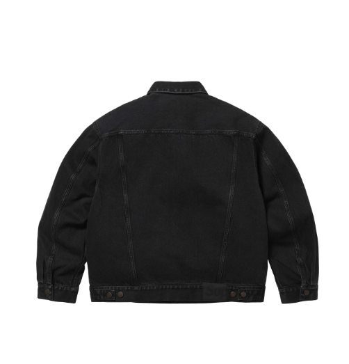 Supreme Supreme Denim Trucker Jacket Black Size Medium Size US M / EU 48-50 / 2 - 3 Thumbnail