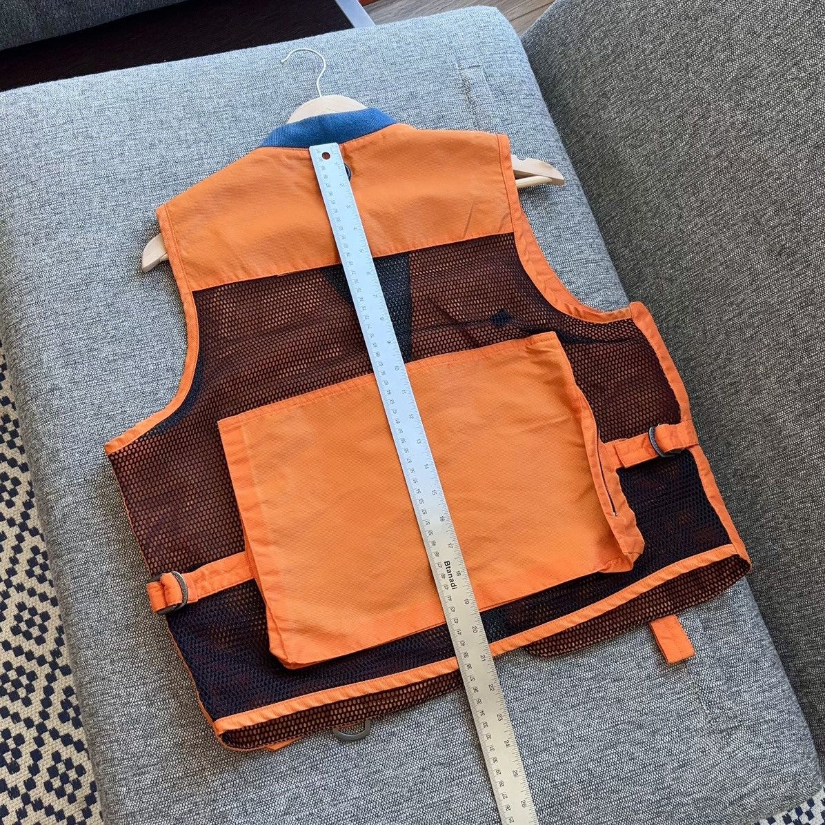 Polo Ralph Lauren Polo Sport 100% Nylon Hi Tech Utility Vest Safety Orange Size US S / EU 44-46 / 1 - 14 Thumbnail