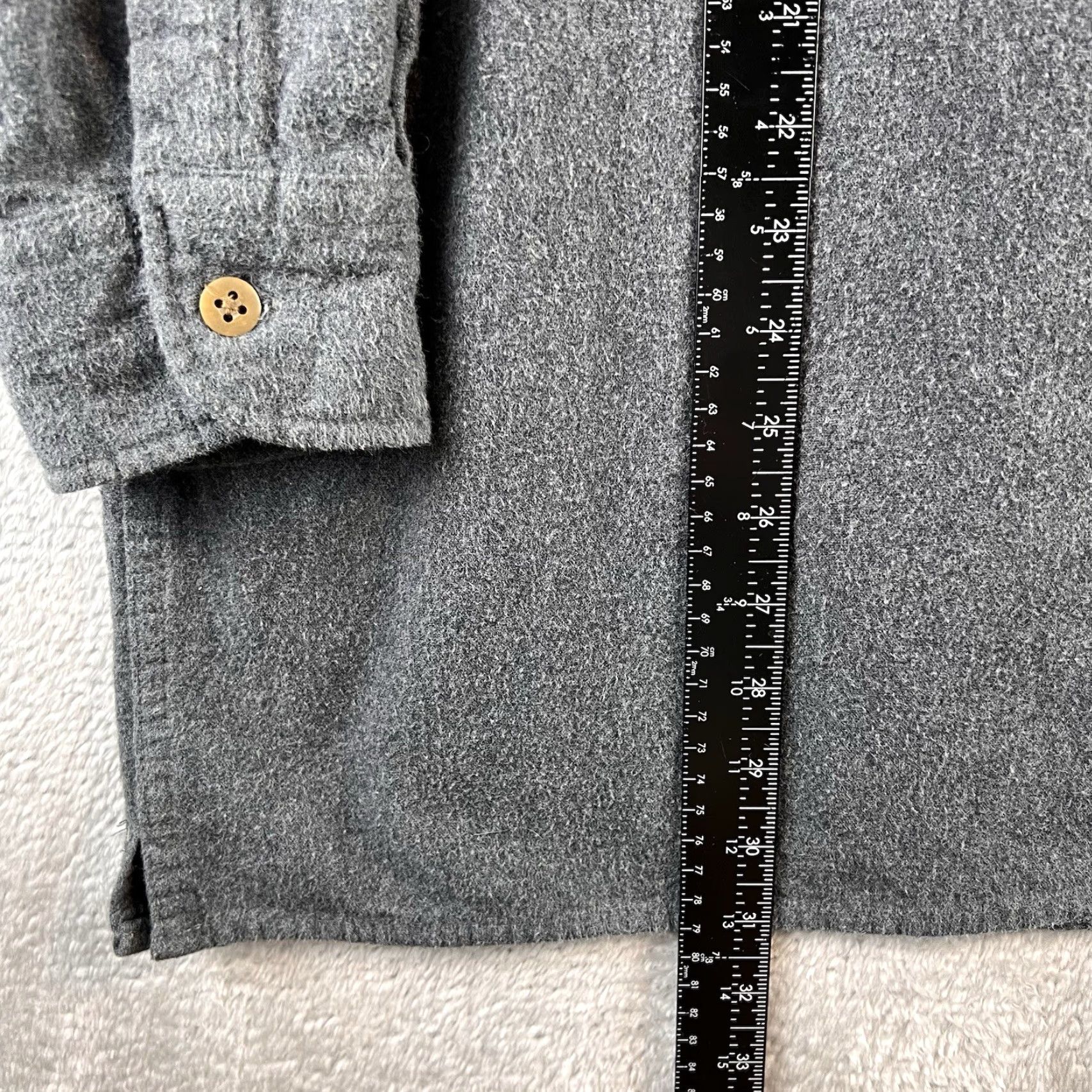 Vintage VINTAGE St. Johns Bay Shirt Mens XLT Gray Chamois Flannel Button Up Heavy LS 90s Size US XXL / EU 58 / 5 - 4 Thumbnail