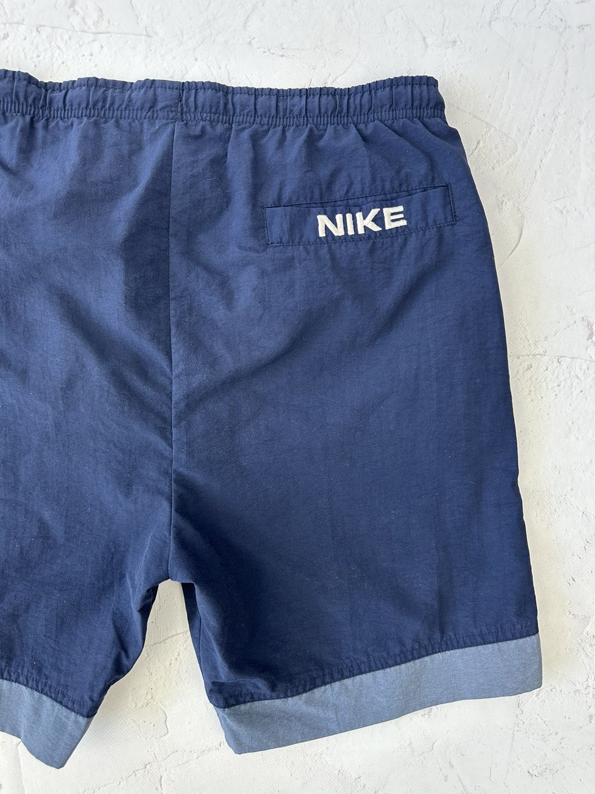 Nike × Vintage Nike Vintage Swoosh Shorts Size US 31 - 6 Thumbnail