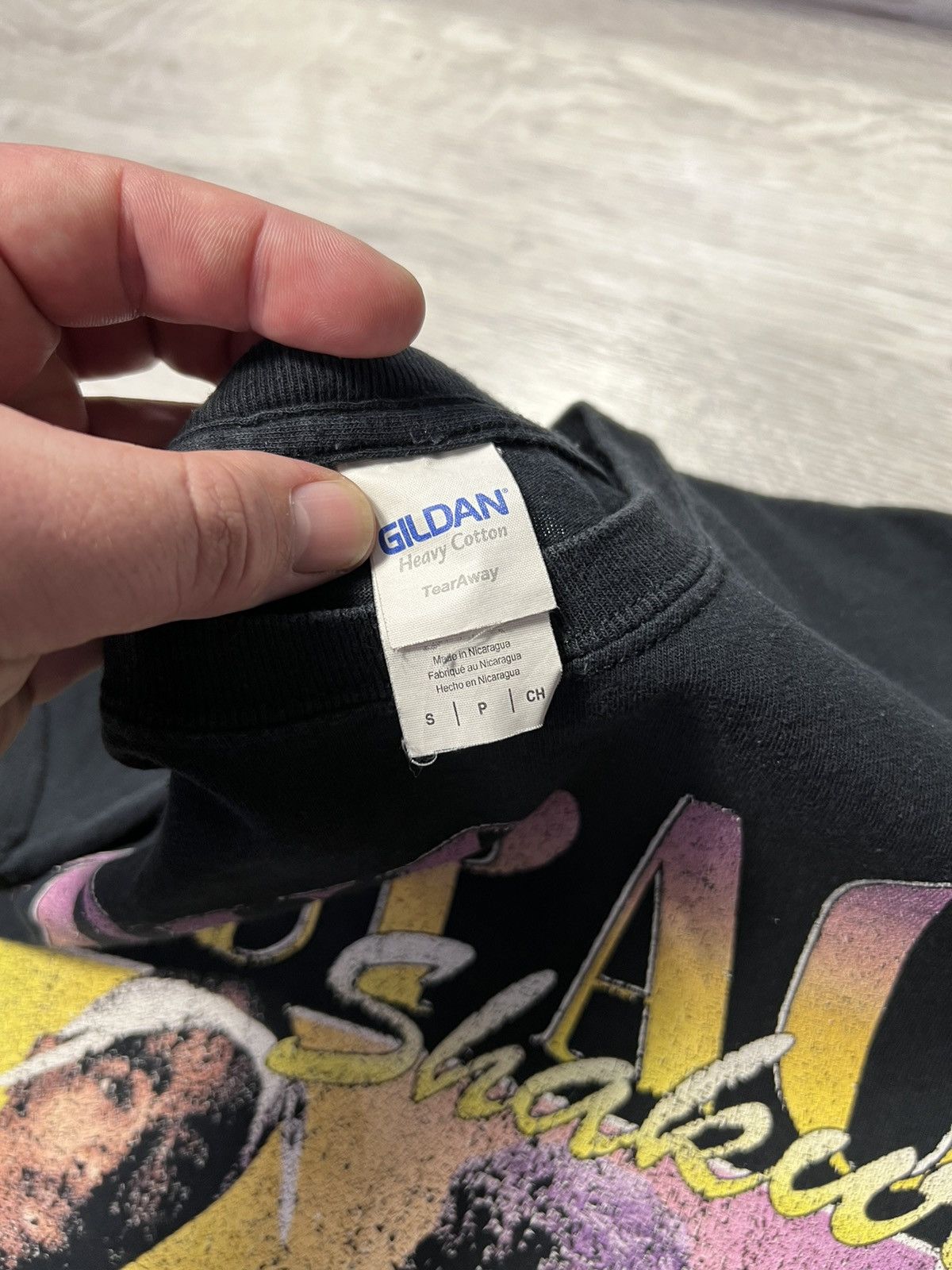 Gildan × Vintage Vintage Tupac Shakur Big Logo Band Tee Size US S / EU 44-46 / 1 - 7 Thumbnail