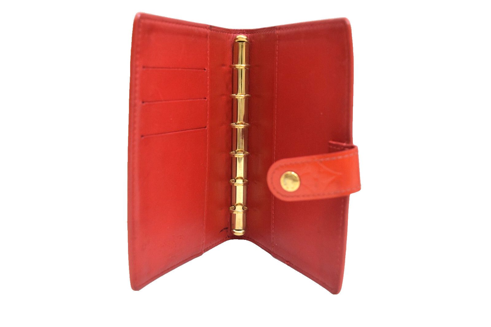 Louis Vuitton LV Agenda PM Day Planner Vernis Leather Red R21016 Size ONE SIZE - 7 Thumbnail