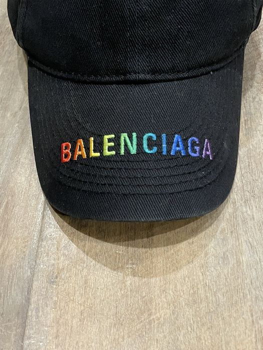 Rainbow cheap balenciaga hat