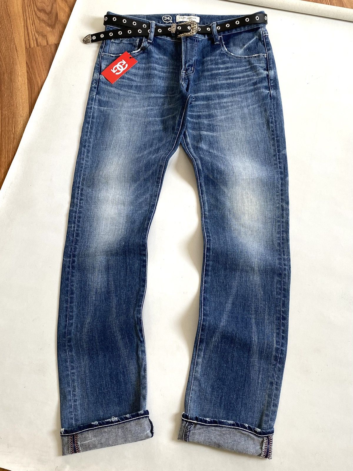 Vanquish 🔥Rare🔥 Vanquish Tokyo Stone Wash Denim 🇯🇵 Size US 34 / EU 50 - 1 Thumbnail