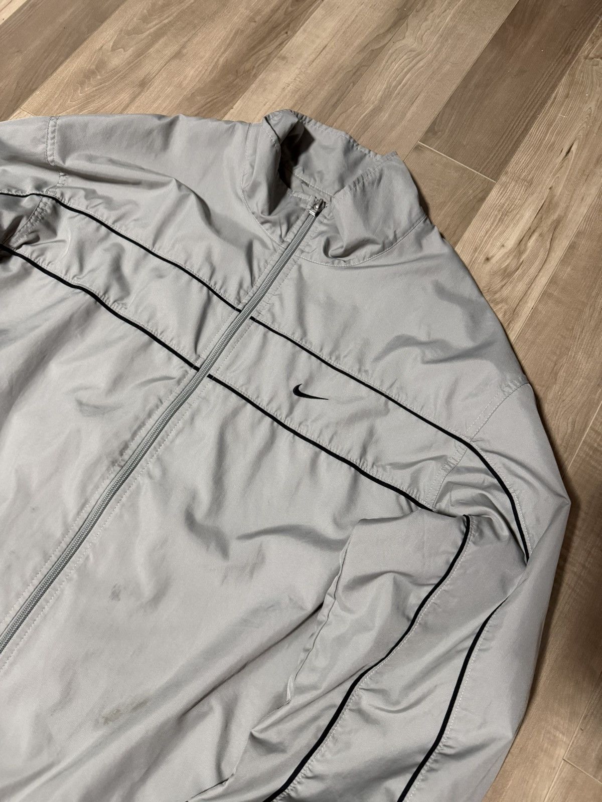 Nike Nike Men's Grey and Silver Jacket Size US XL / EU 56 / 4 - 2 Thumbnail