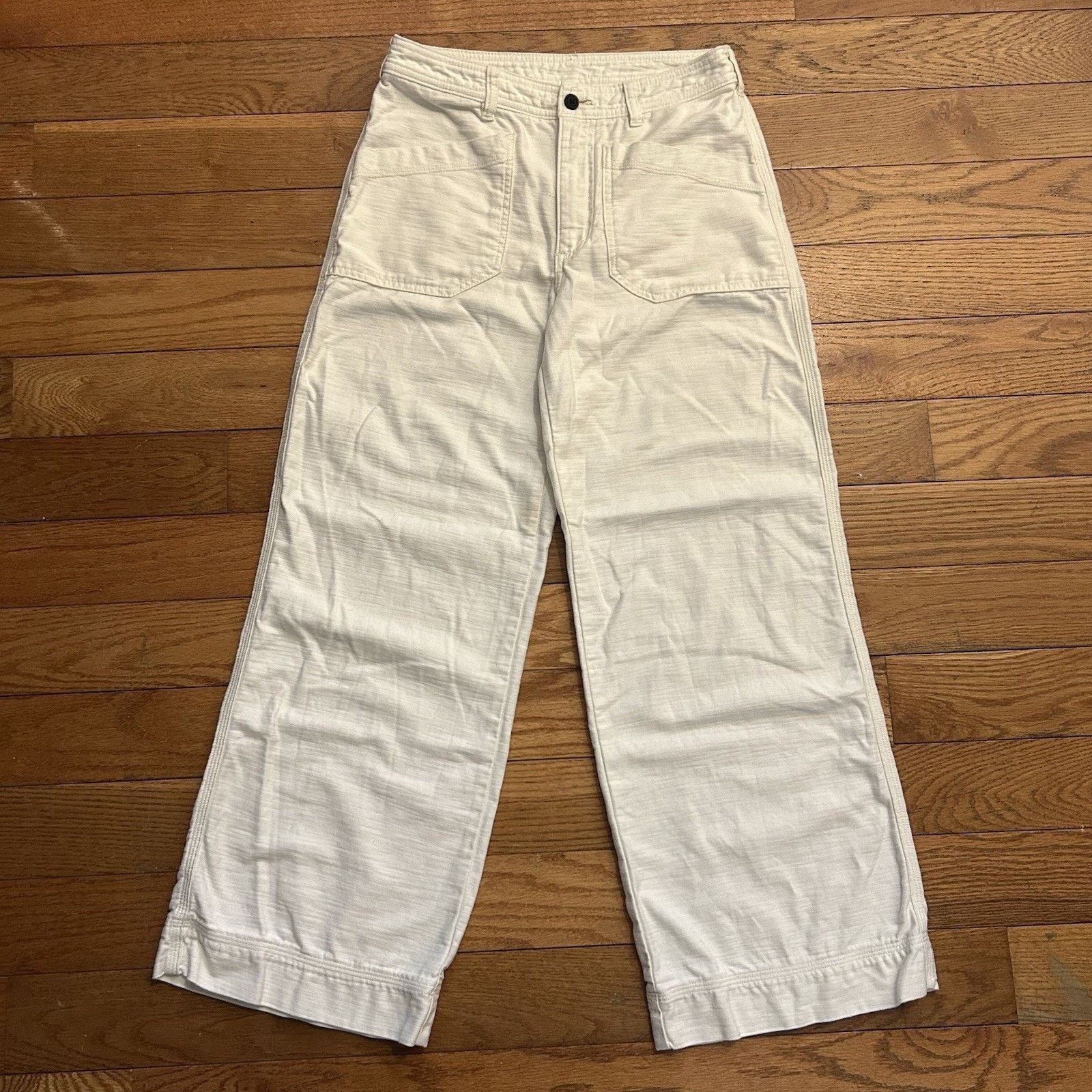 Patagonia Patagonia Organic Cotton Slub Woven Baggy Wide Leg Pants 6 Size 28" / US 6 / IT 42 - 1 Thumbnail