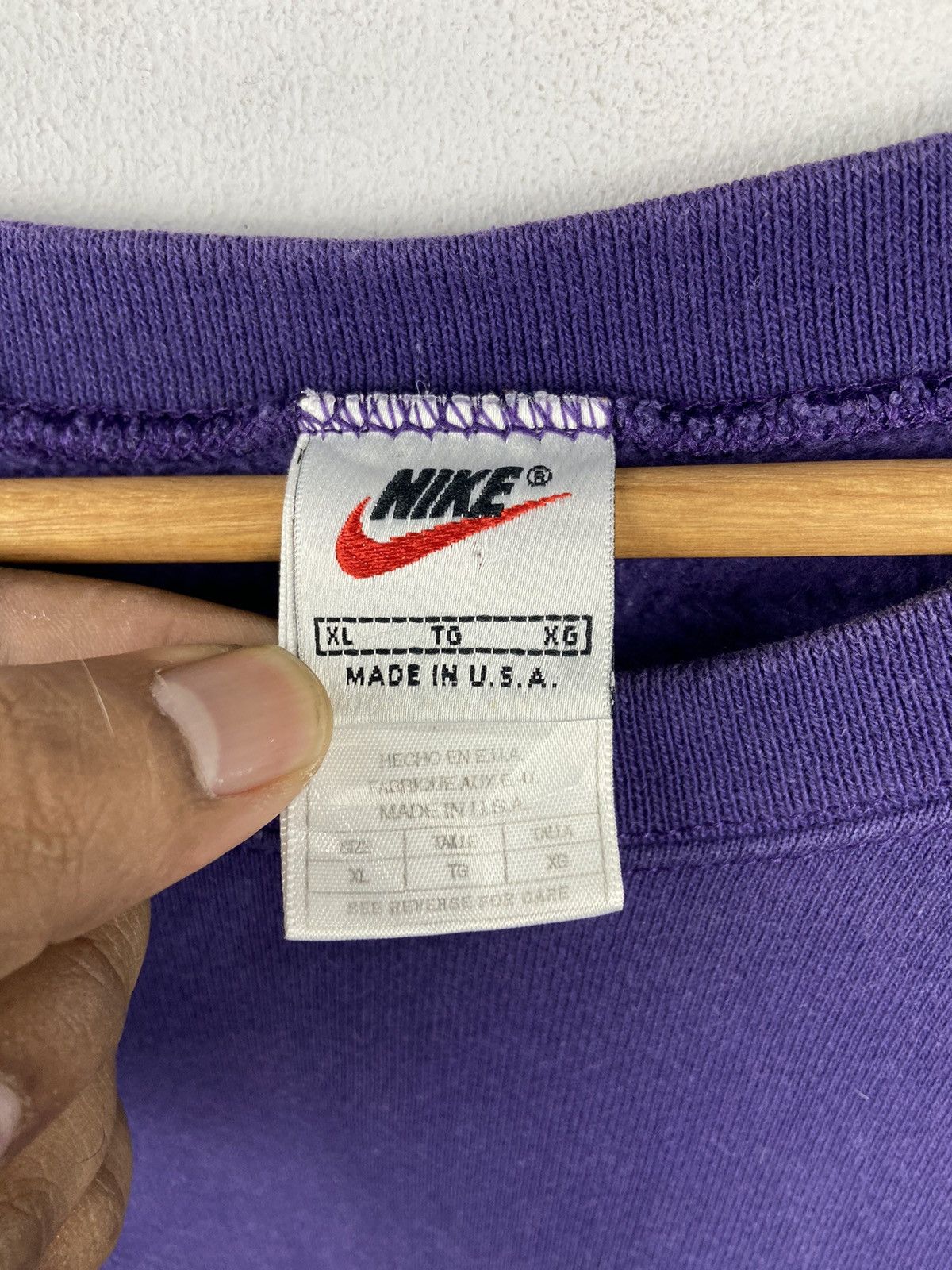 Nike × Vintage Vintage Nike Pull Over Sweatshirt Size US XL / EU 56 / 4 - 6 Thumbnail