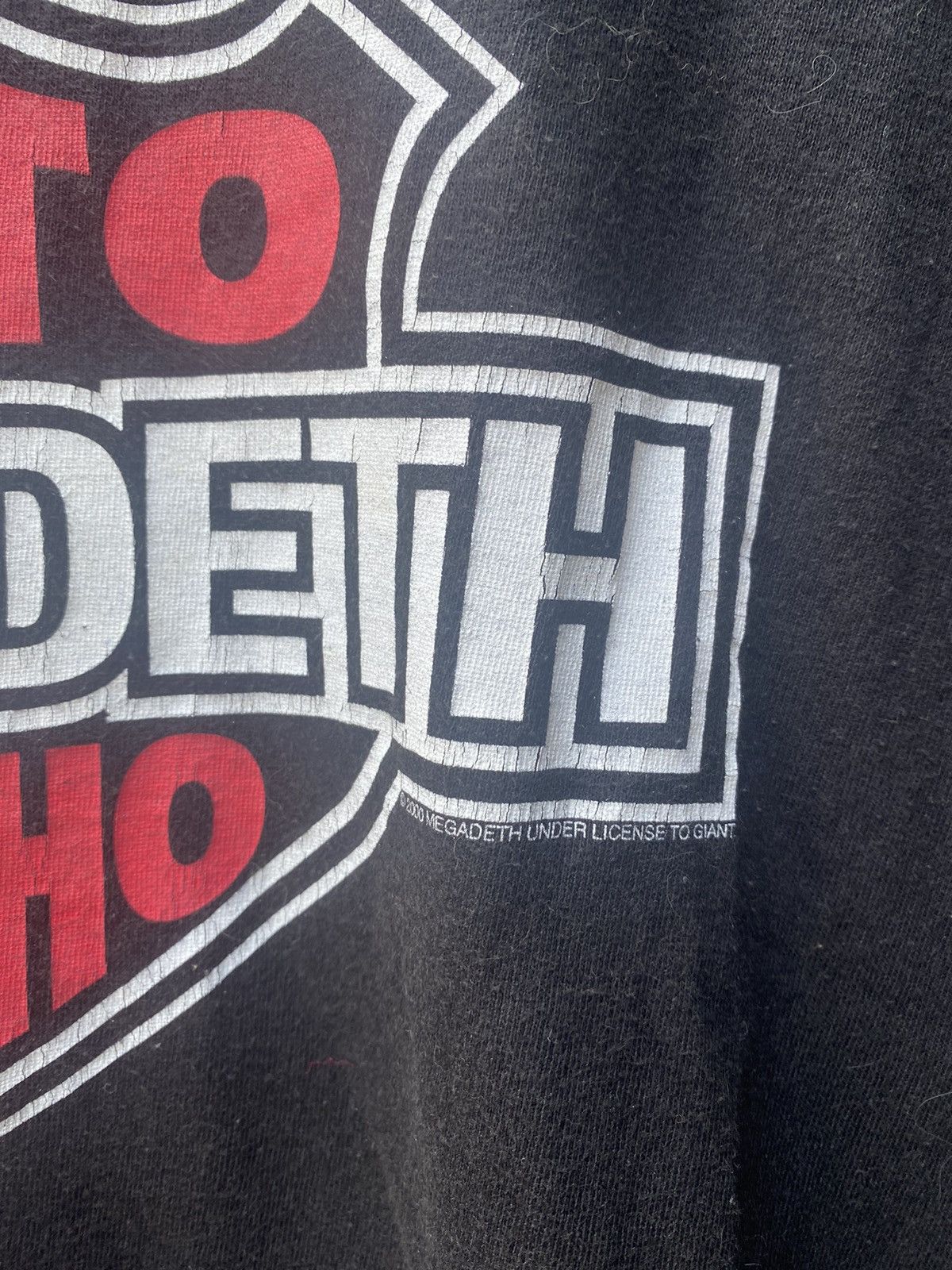 Giant × Megadeth × Vintage Vintage Megadeth Moto Psycho Shirt Size US XL / EU 56 / 4 - 6 Thumbnail