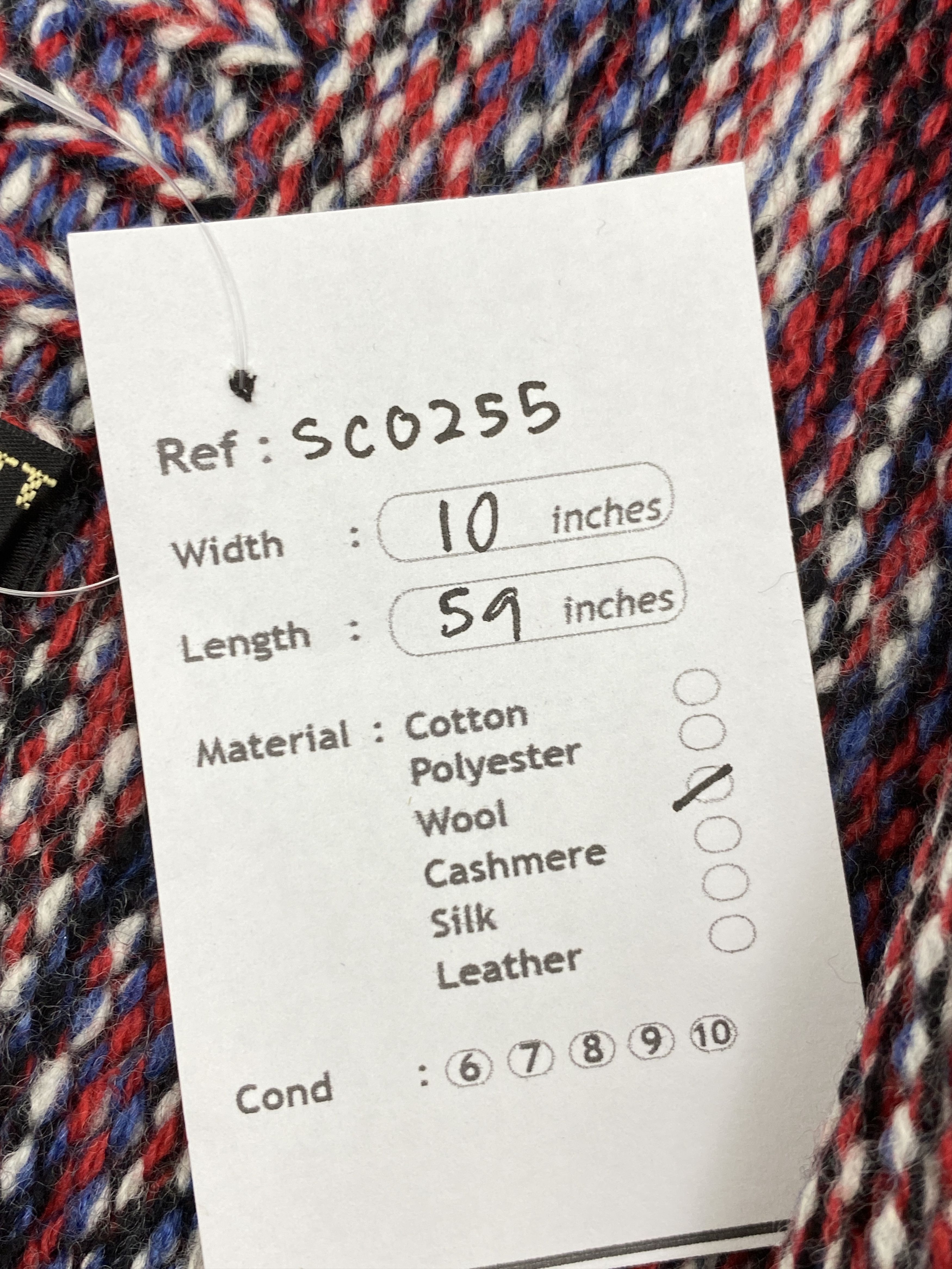 Katharine Hamnett London Vintage Katharine Hamnett Scarf Muffler Wool Knitted SC0255 Size ONE SIZE - 13 Thumbnail