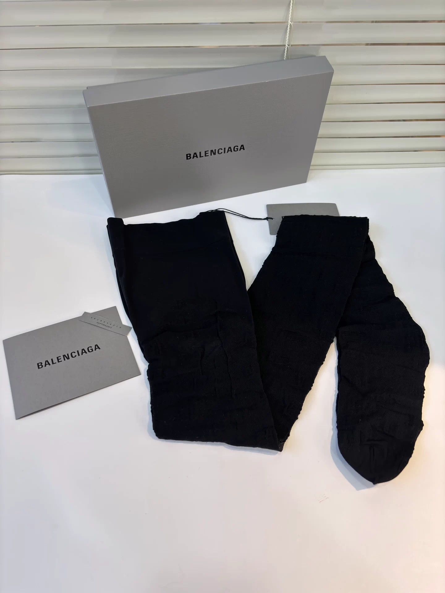 Balenciaga Balenciaga Black Tights M New Size ONE SIZE - 3 Thumbnail