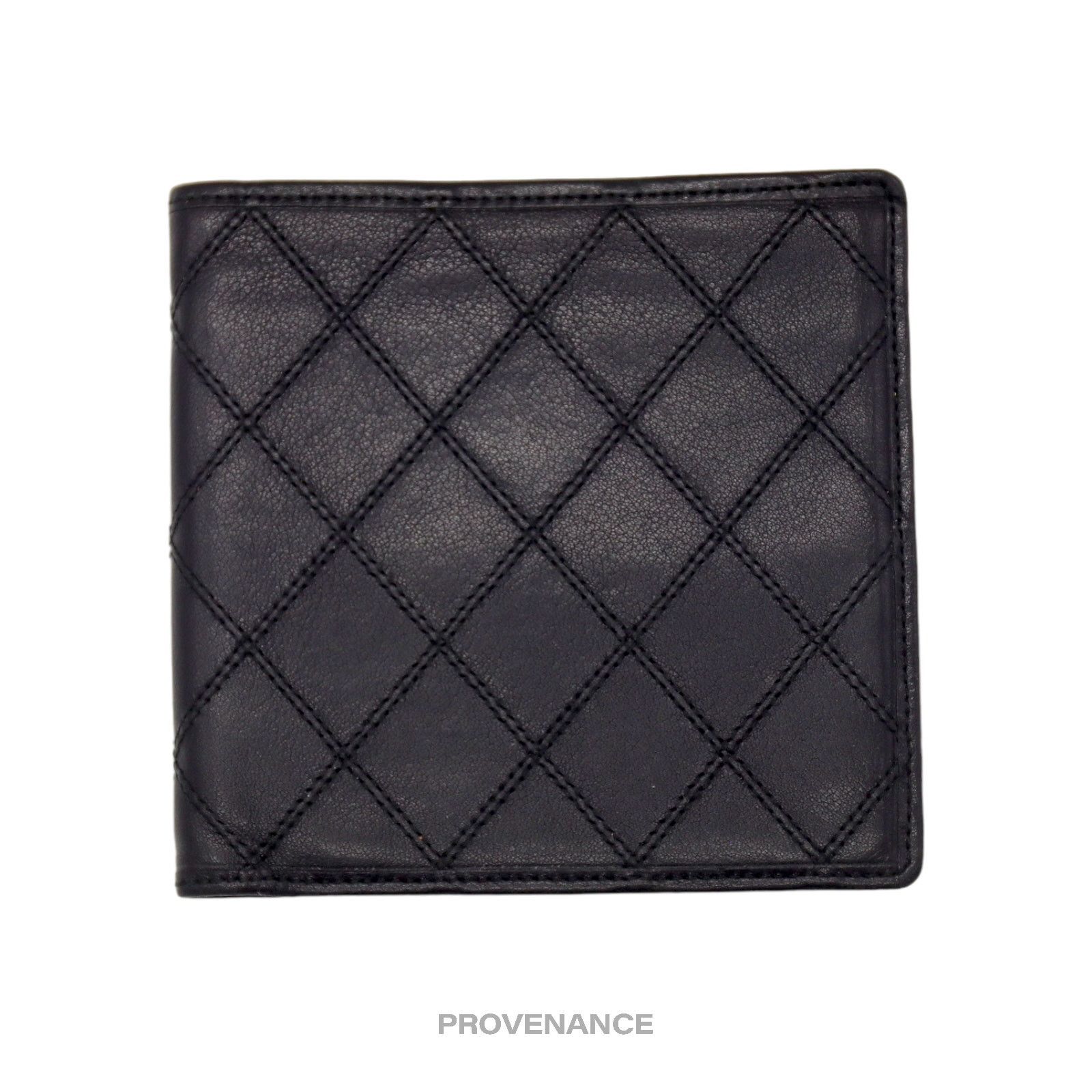 Chanel 🔴 Chanel 8CC Bifold Wallet - Black Quilted Calfskin Size ONE SIZE - 1 Thumbnail