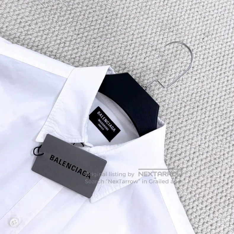 Balenciaga Balenciaga size 37 White Pocket Embroidered Love Heart Sma Size US XXS / EU 40 - 3 Thumbnail