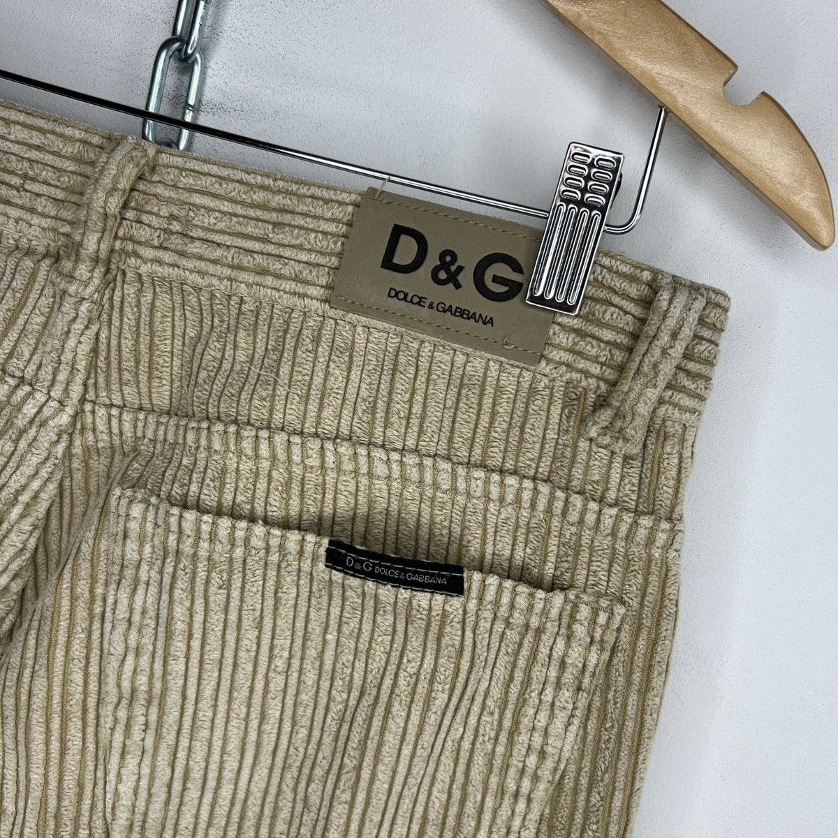 Designer × Dolce & Gabbana × Vintage Vintage Dolce & Gabbana Made in Italy Corduroy Pants Trouser Size US 32 / EU 48 - 9 Thumbnail