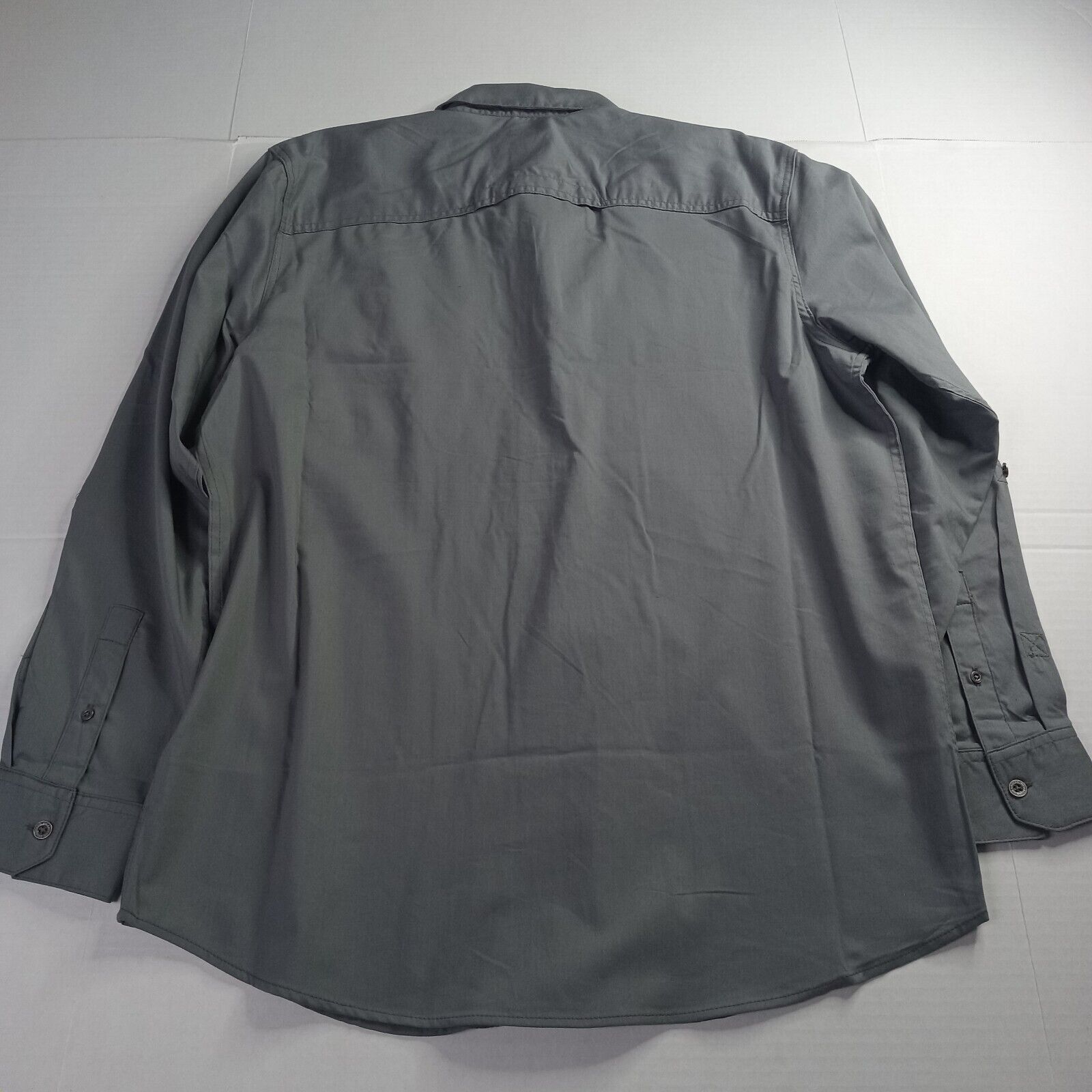 Wrangler Wrangler Shirt Men's L Gray Convertible Sleeves 2-Pockets Size US L / EU 52-54 / 3 - 9 Thumbnail