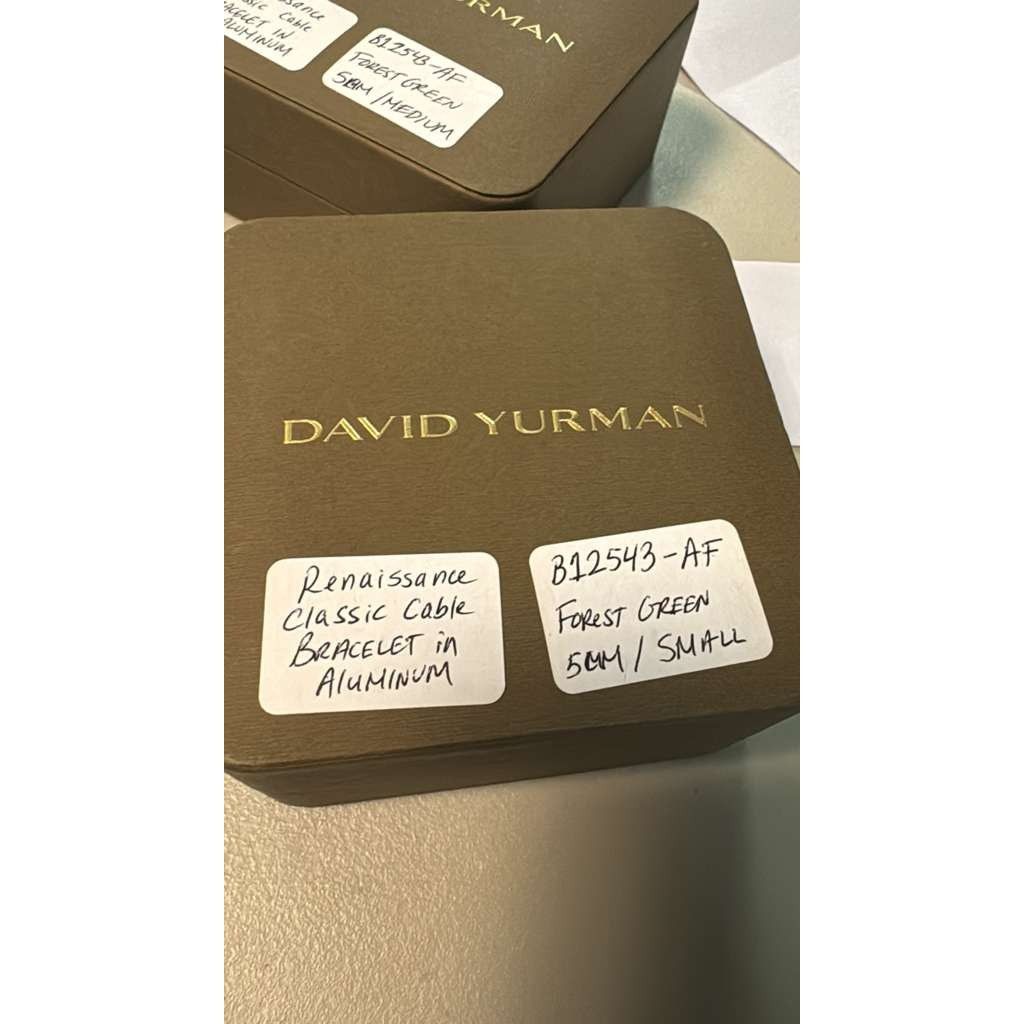 David Yurman o1rshd1 Size: S / Classic Cable Bracelet in Green Size ONE SIZE - 9 Thumbnail