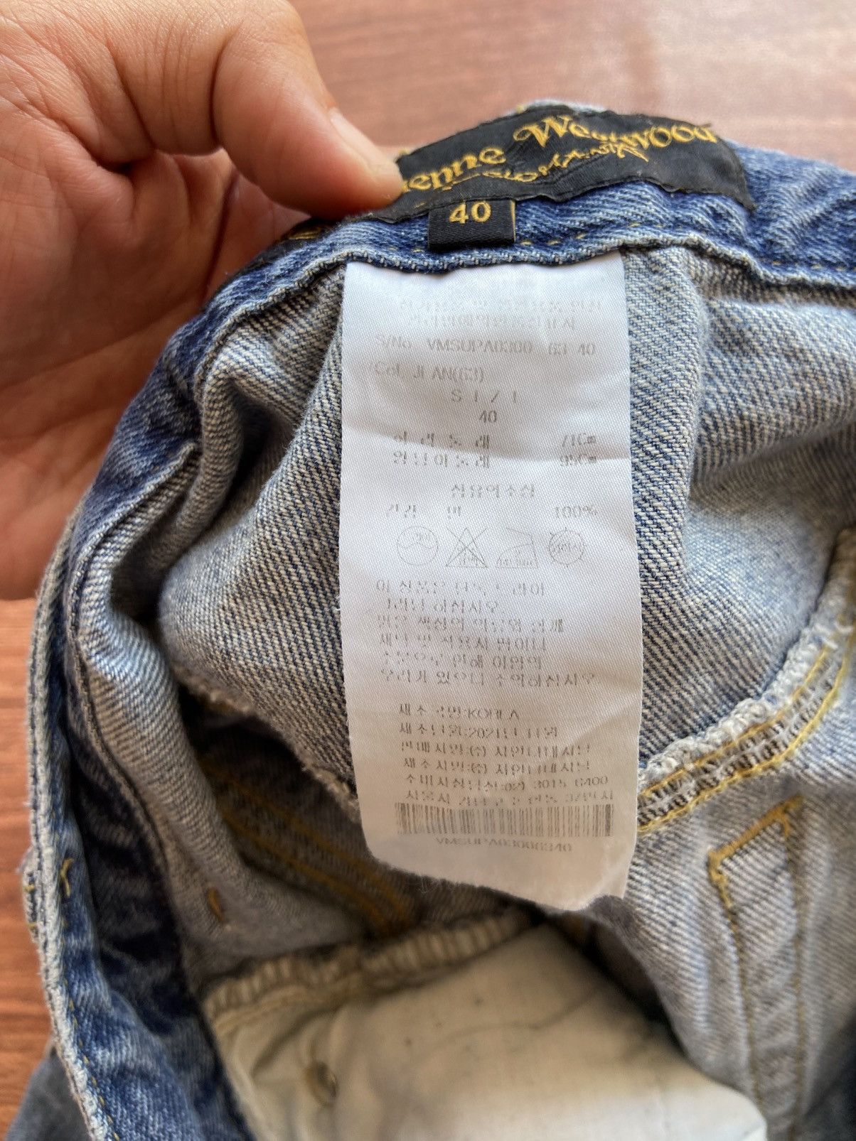 Vivienne Westwood VivienneWestwood Jeans Embroidery Logo 2 Colors Size 40" / US 18 - 14 Thumbnail