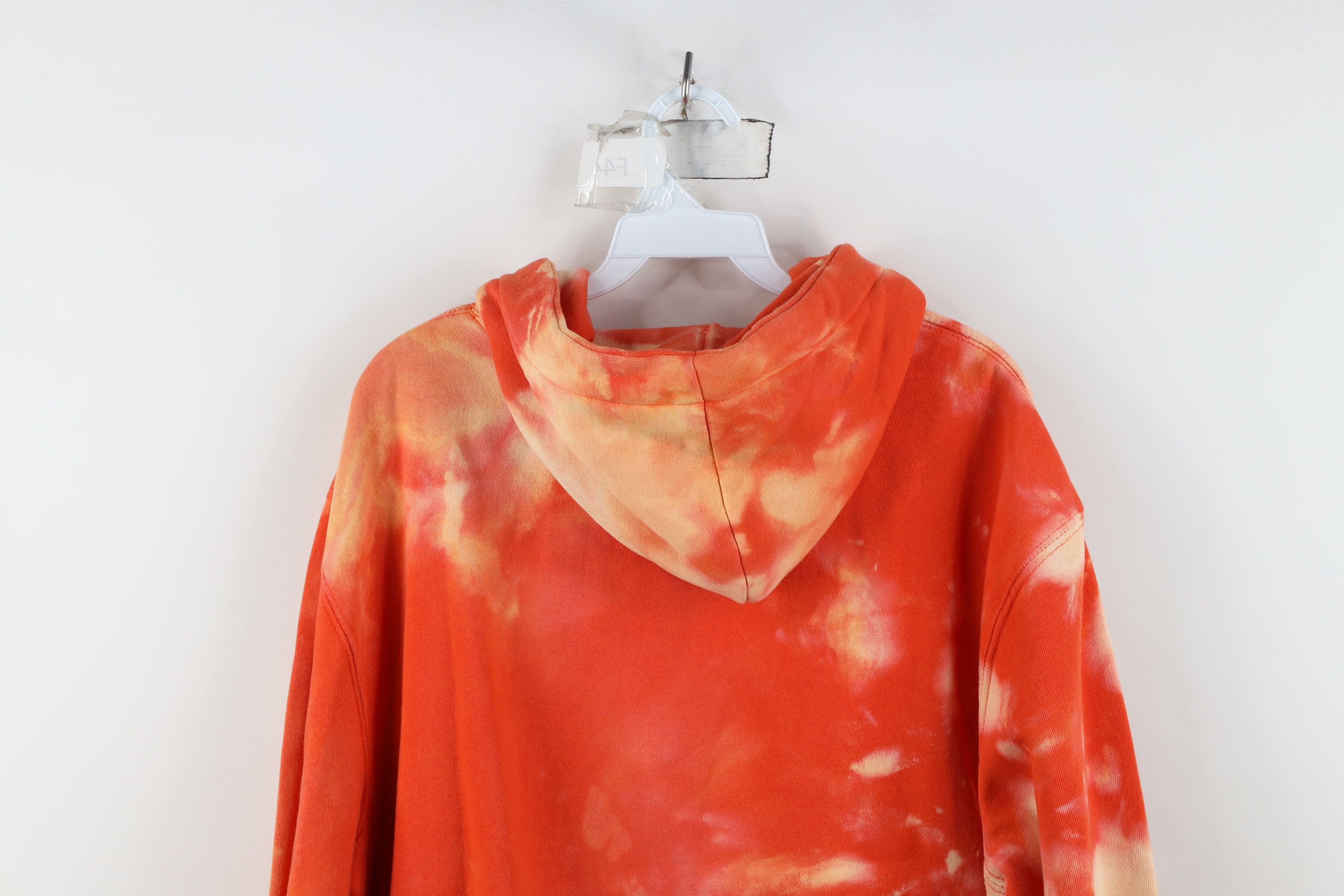 Vintage Vintage Streetwear Blank Acid Wash Hoodie Sweatshirt Orange Size US L / EU 52-54 / 3 - 14 Thumbnail