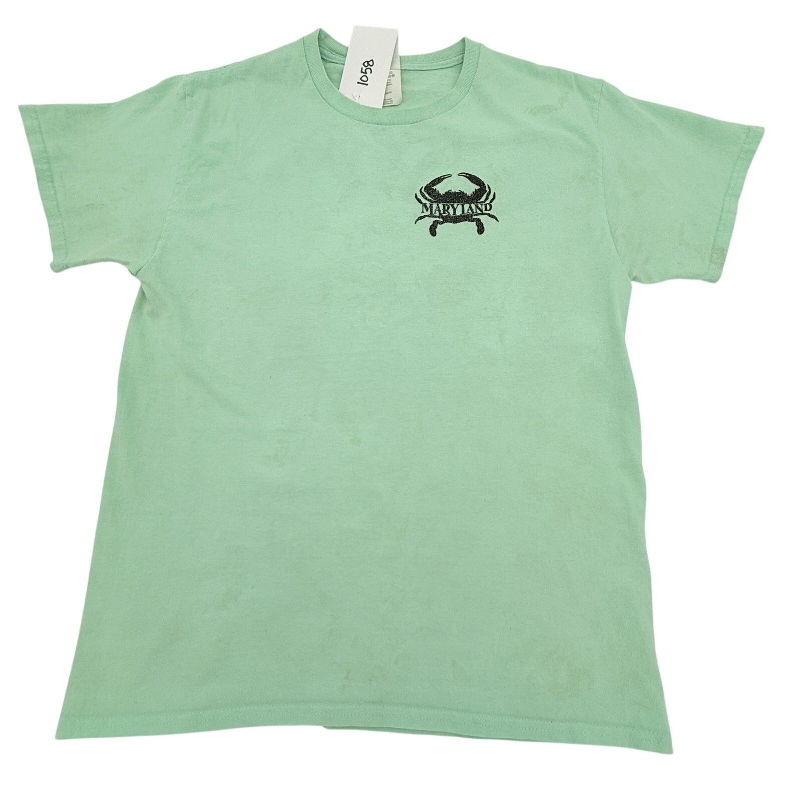 Hanes Hanes Maryland Blue Crab Mint Green Graphic T-Shirt M Size US M / EU 48-50 / 2 - 1 Thumbnail