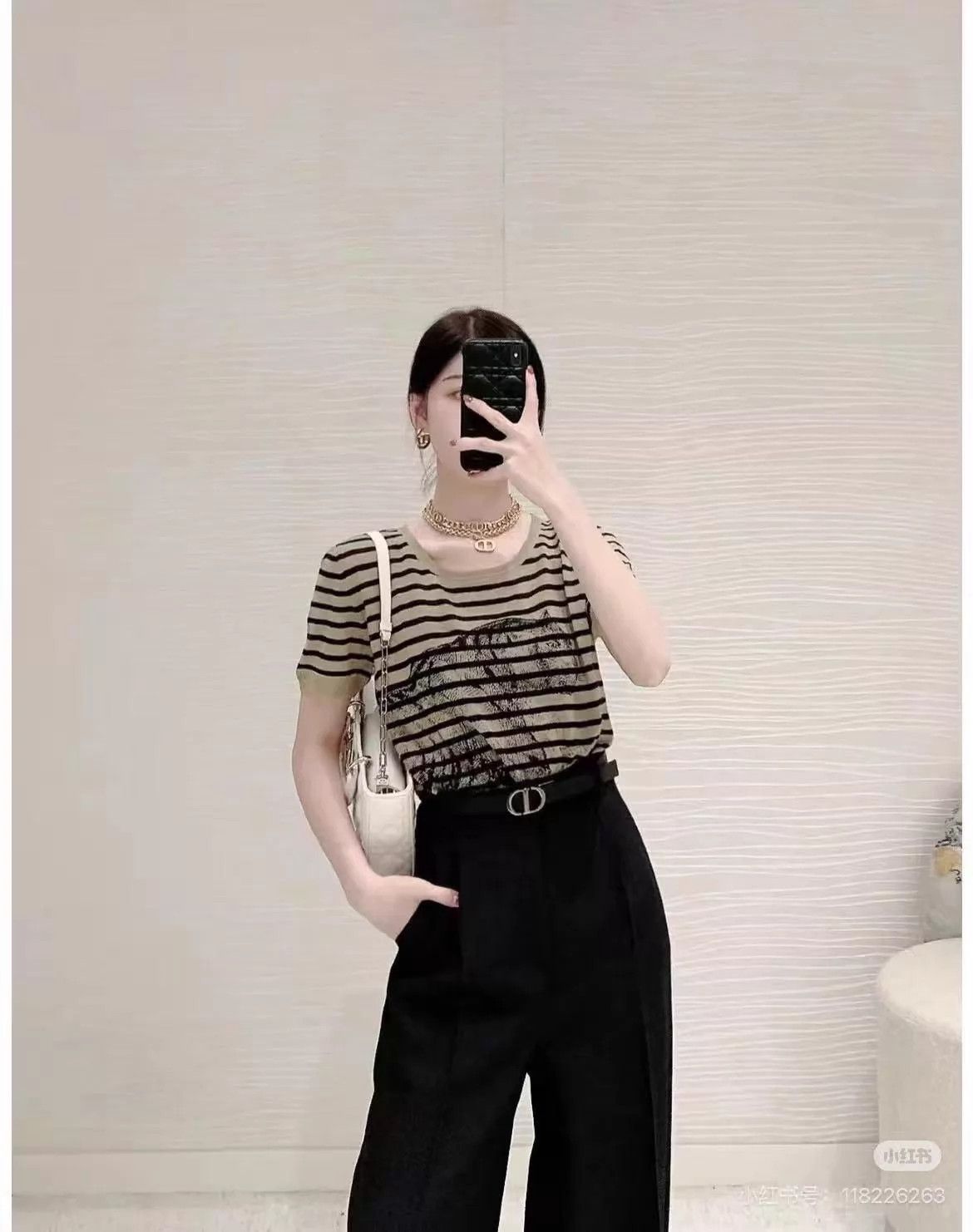 Dior Dior Jungle Tiger Striped Colorblocked Knit S/S F38 Size S / US 4 / IT 40 - 7 Thumbnail